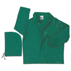 388JX2 MCR Dominator Flame Resistant,.42mm,PVC/nylon/PVC,Jacket,W/Detach Hood,Green
