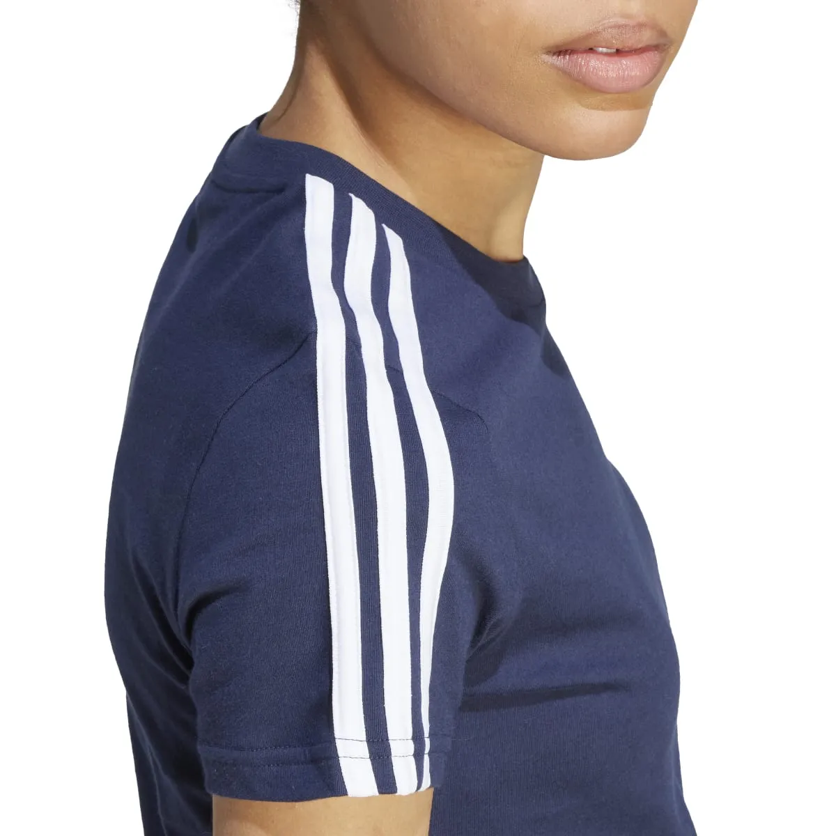 adidas Women's Essentials Slim 3-Stripes T-Shirt (Tall)