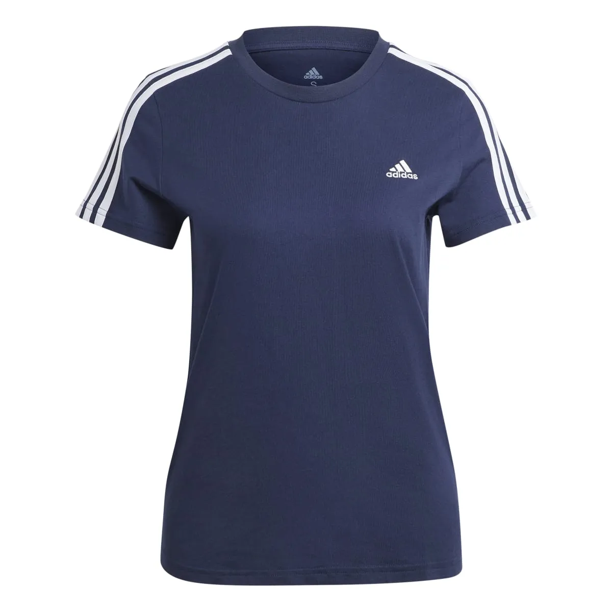 adidas Women's Essentials Slim 3-Stripes T-Shirt (Tall)