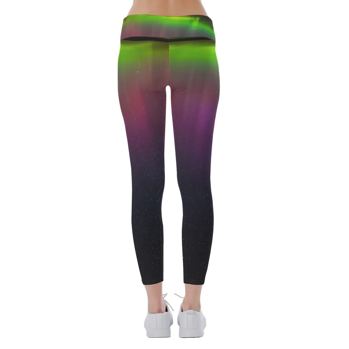 Aurora Borealis All-Over Print Women's Yoga Leggings