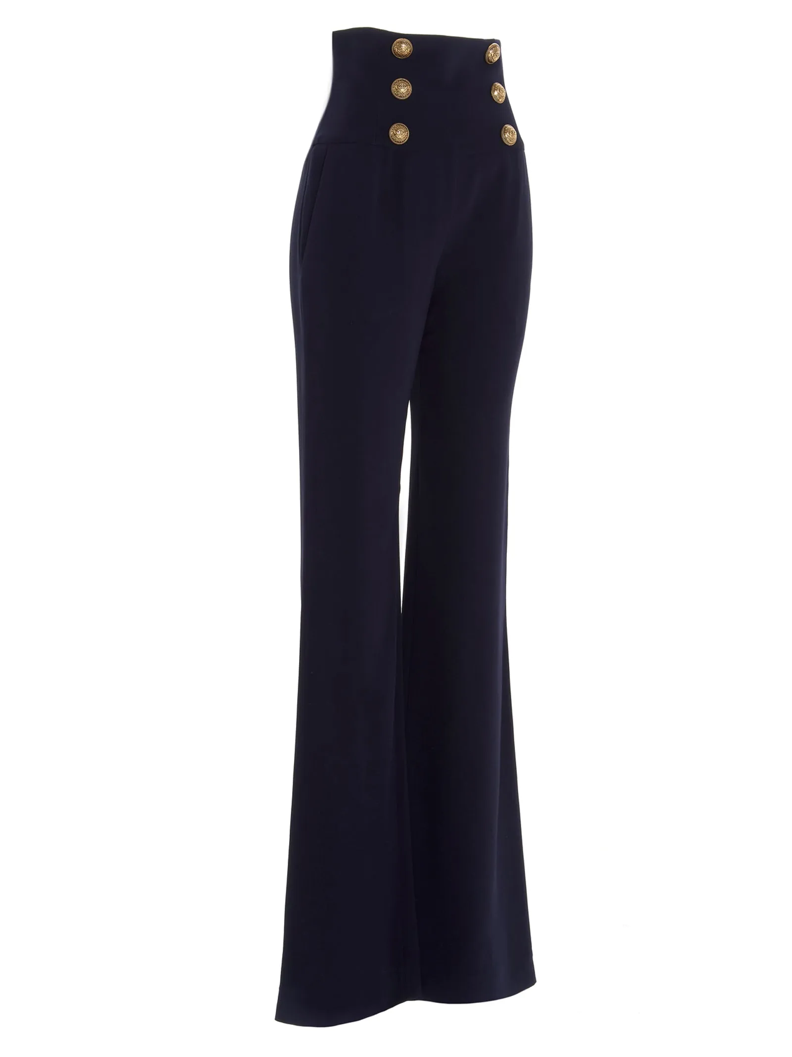Balmain High-Waisted Flared Pants
