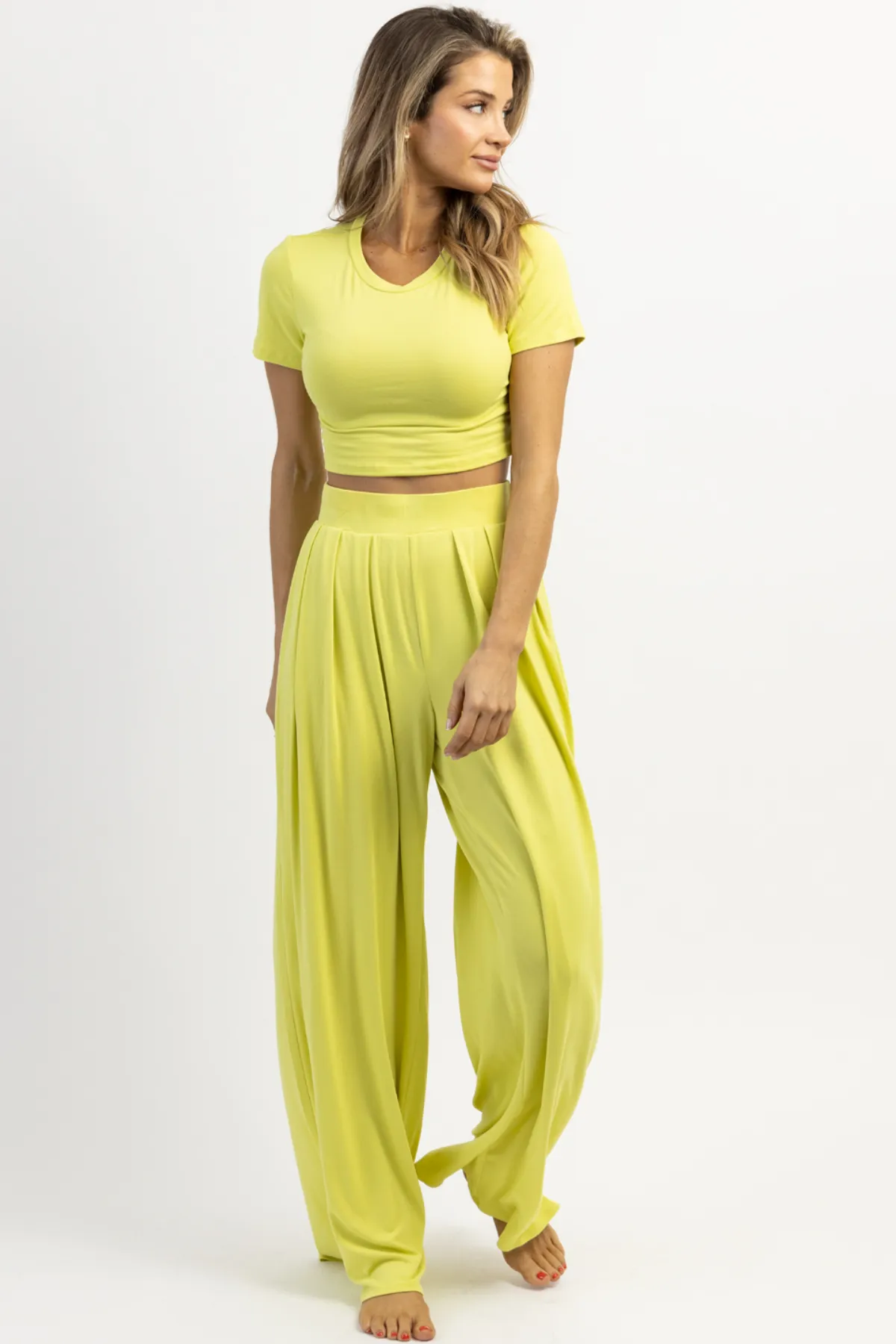 BUTTER SOFT CITRUS PALAZZO SET *BACK IN STOCK*