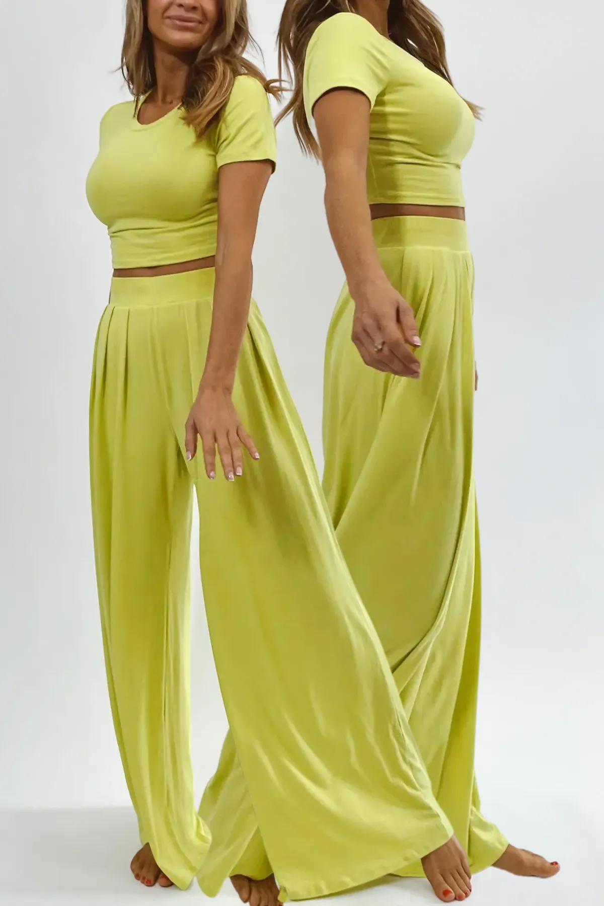 BUTTER SOFT CITRUS PALAZZO SET *BACK IN STOCK*