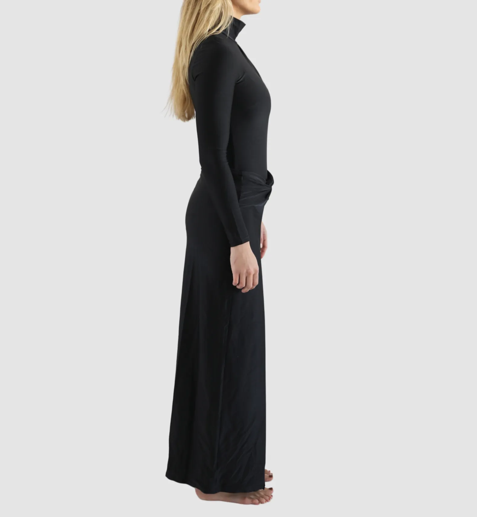 BYRON SHIMMER PADDLE SUIT // BLACK