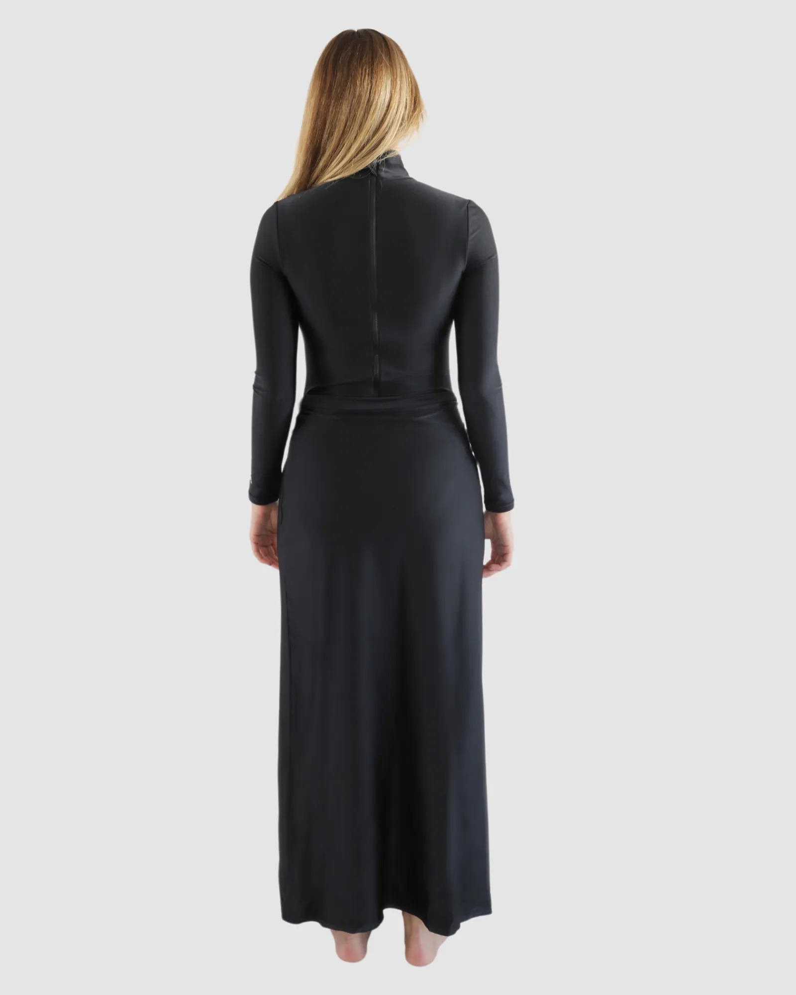 BYRON SHIMMER PADDLE SUIT // BLACK
