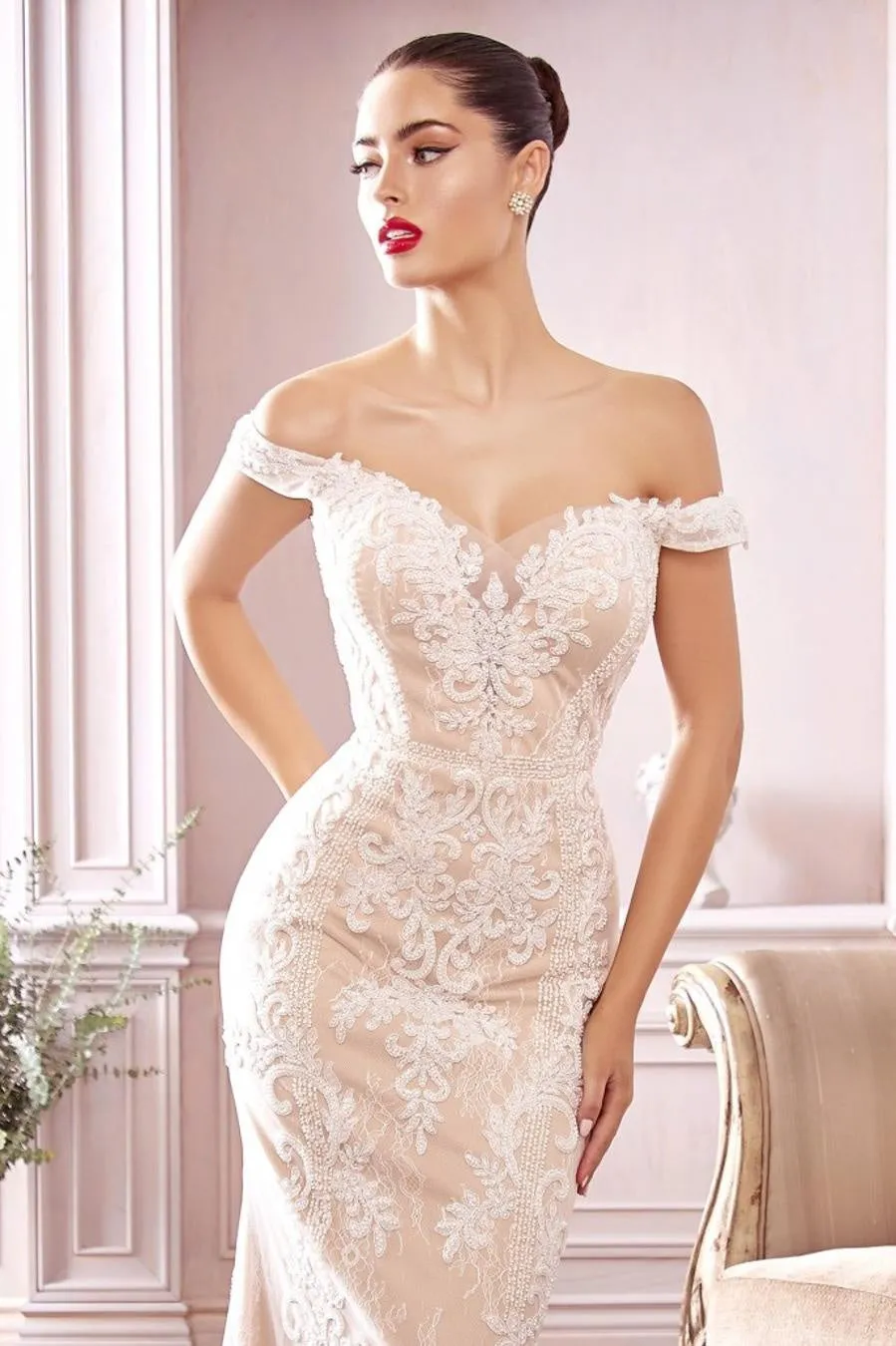 Chantilly Lace Wedding Dress