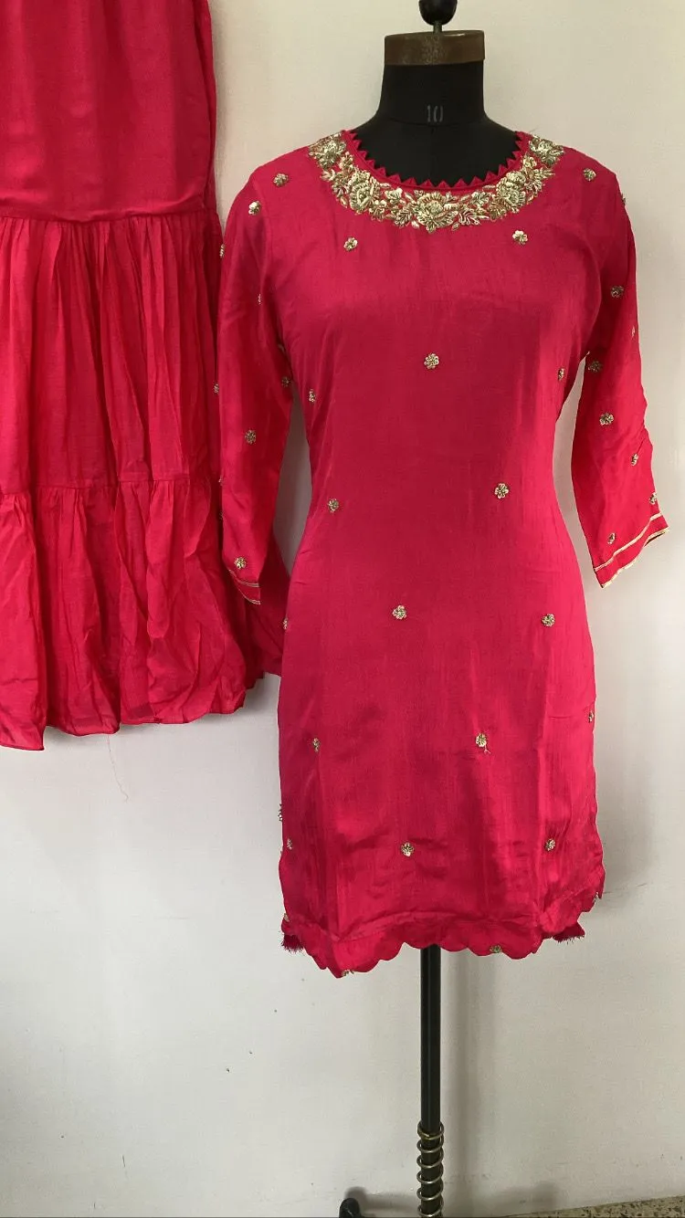 Designer Tunic Set with Sharara