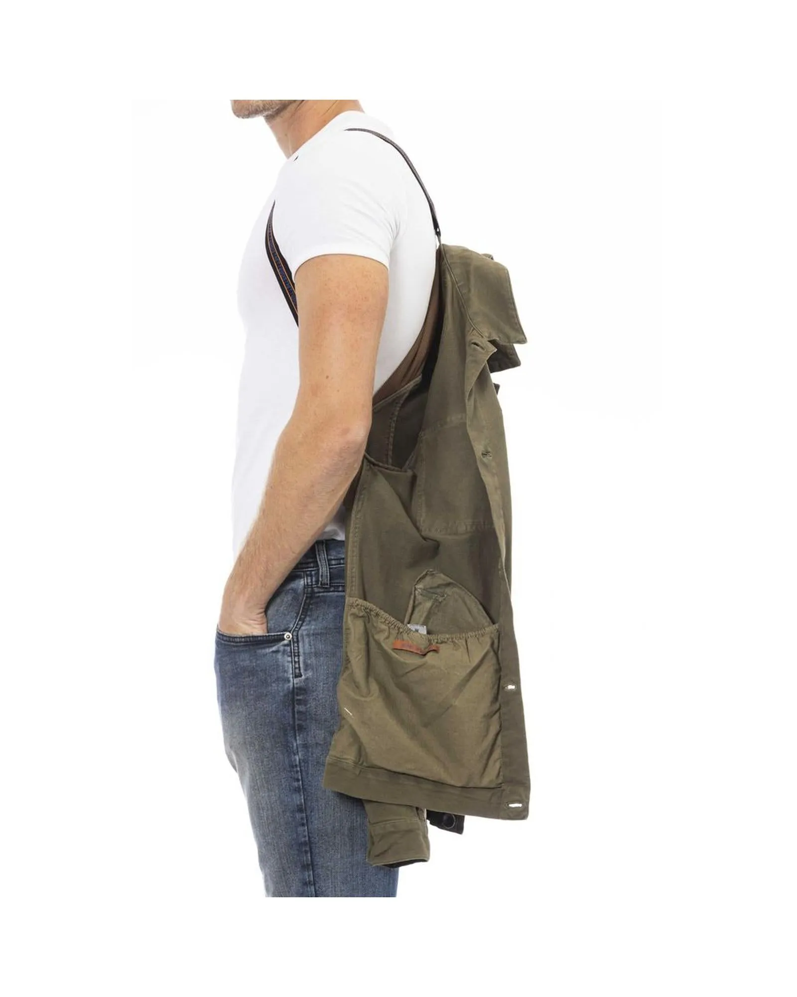 Distretto12 Military Jacket for Men - Casual Cotton Jacket