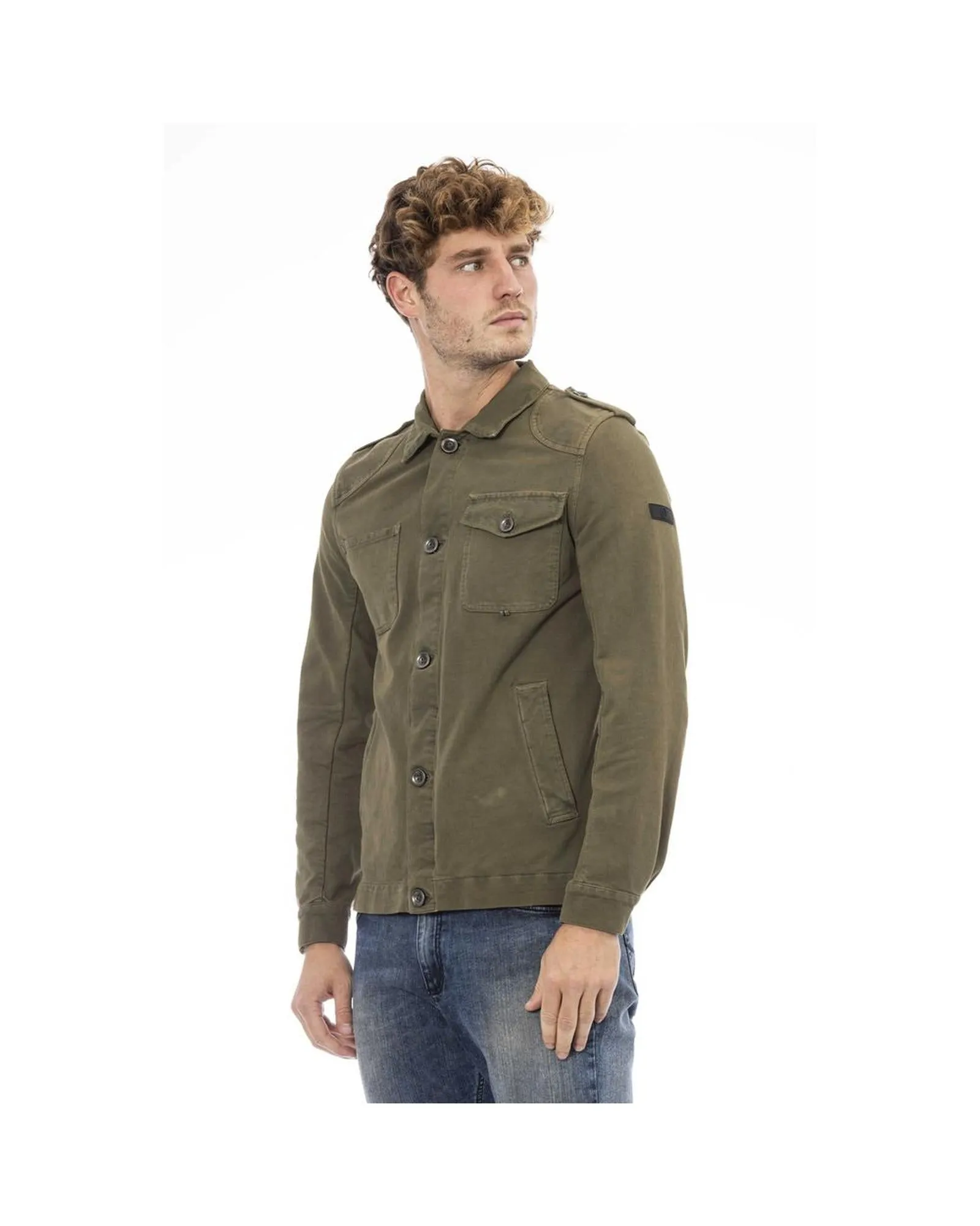 Distretto12 Military Jacket for Men - Casual Cotton Jacket