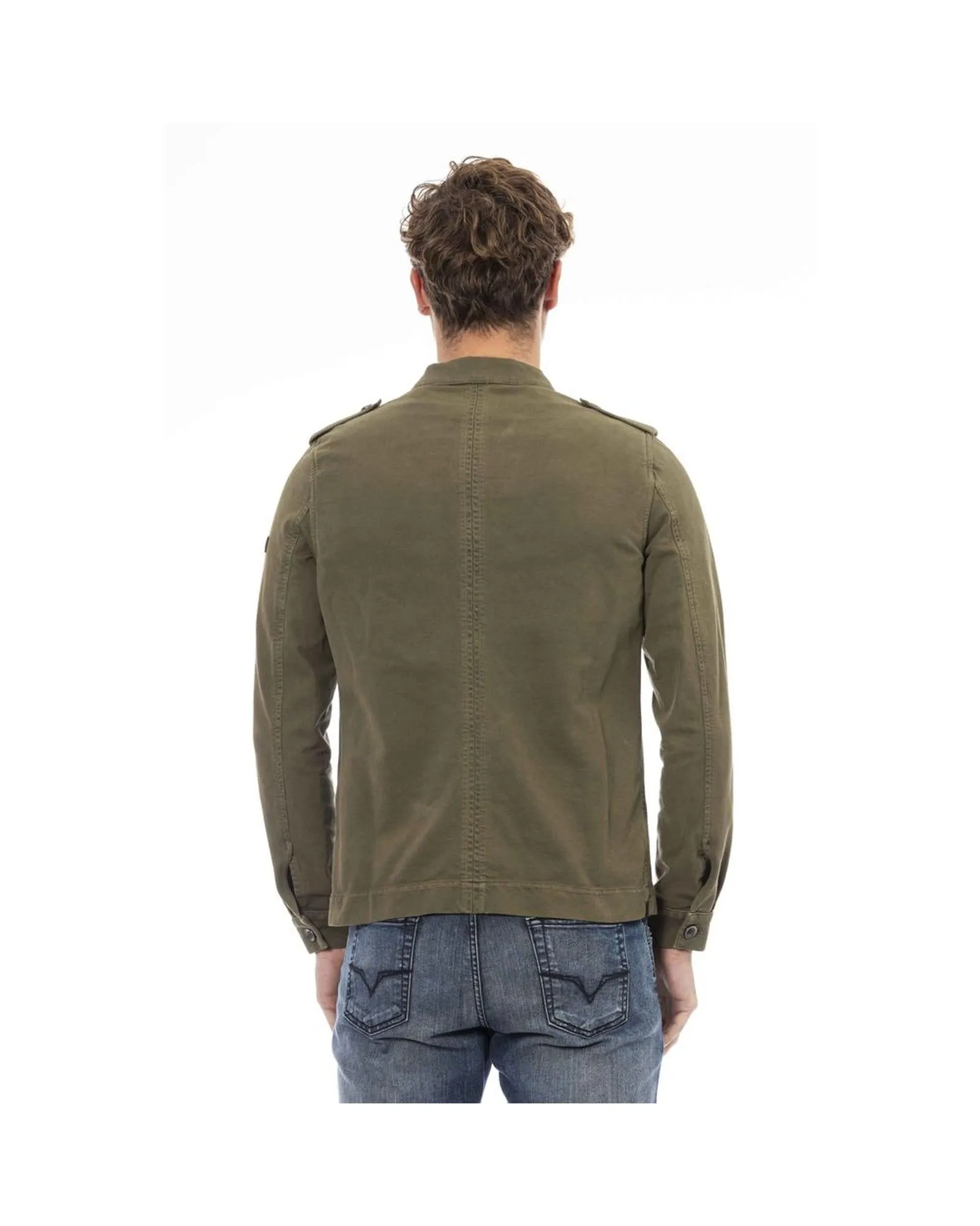 Distretto12 Military Jacket for Men - Casual Cotton Jacket
