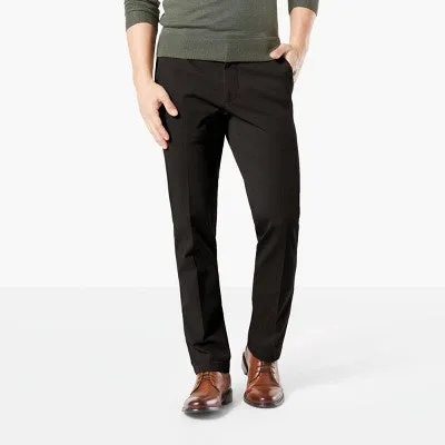 Dockers Men's Mid Rise Regular Fit Full Workday Khakis Heavyweight No-Wrinkle