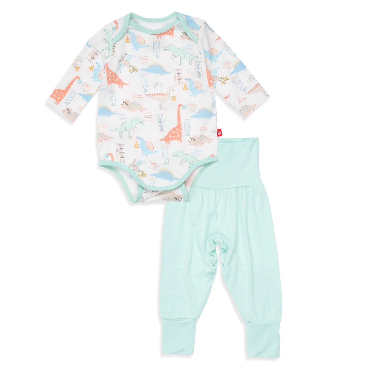 Door Dash Dino Modal Magnetic Bodysuit & Pants