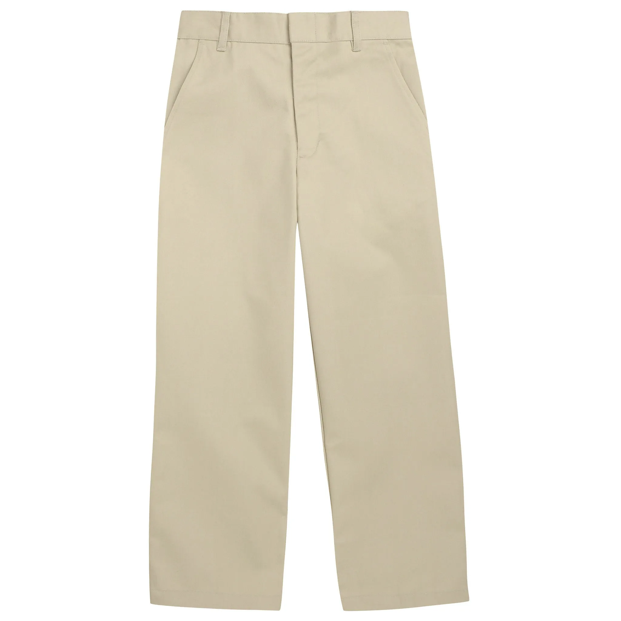 Double Knee Pant (Modern Fit) Flat Front Slim & Husky Sizes (4 Colors)