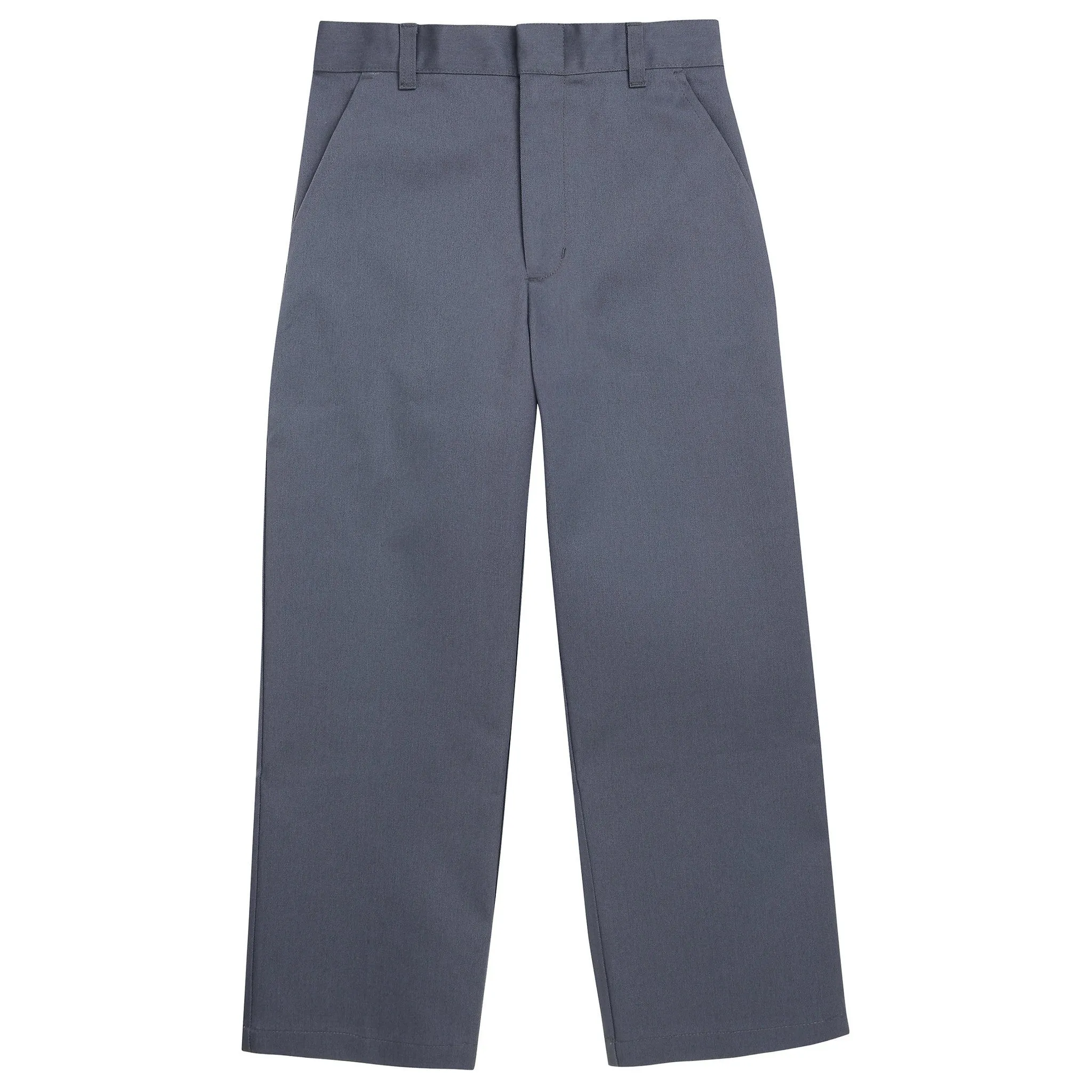 Double Knee Pant (Modern Fit) Flat Front Slim & Husky Sizes (4 Colors)