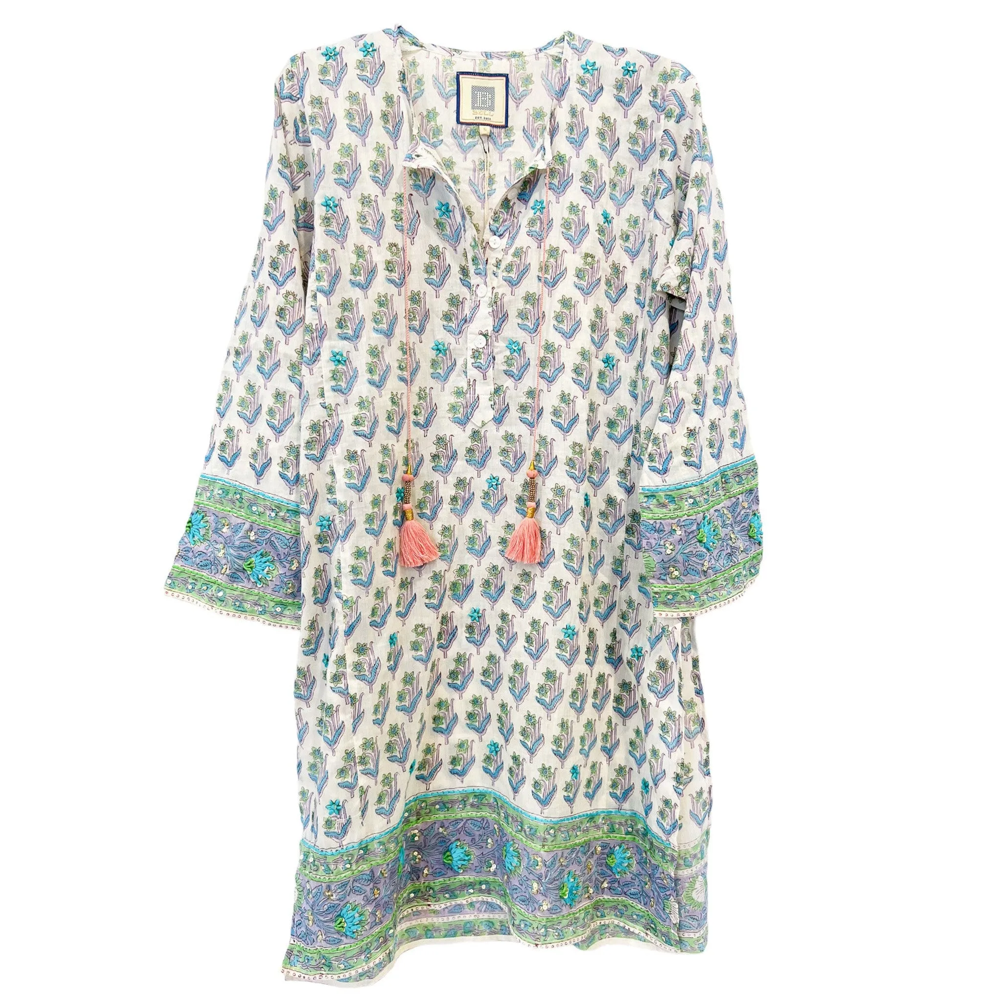 Embroidered Tunic Cover Up