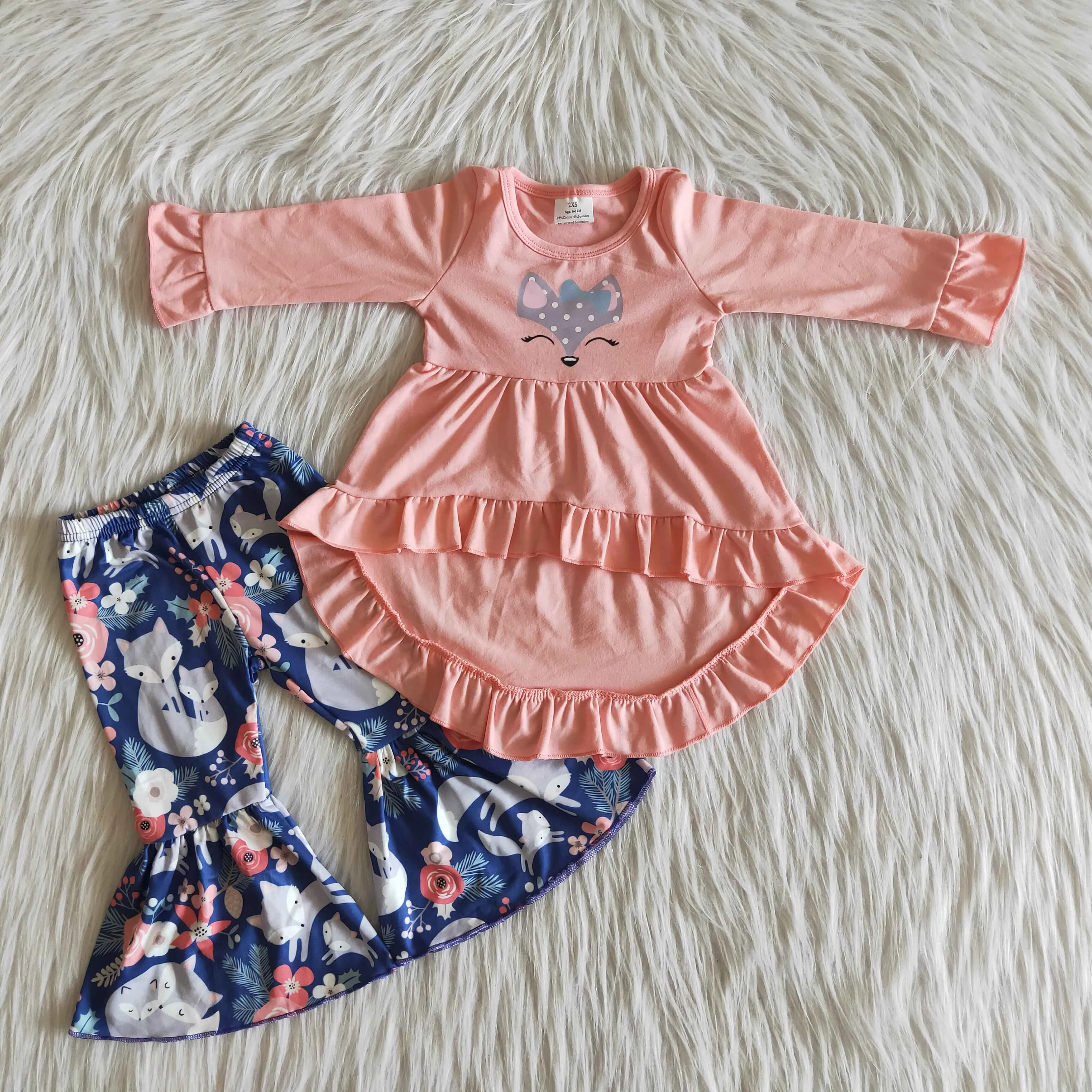 Fox Pink Cotton Tunic Set