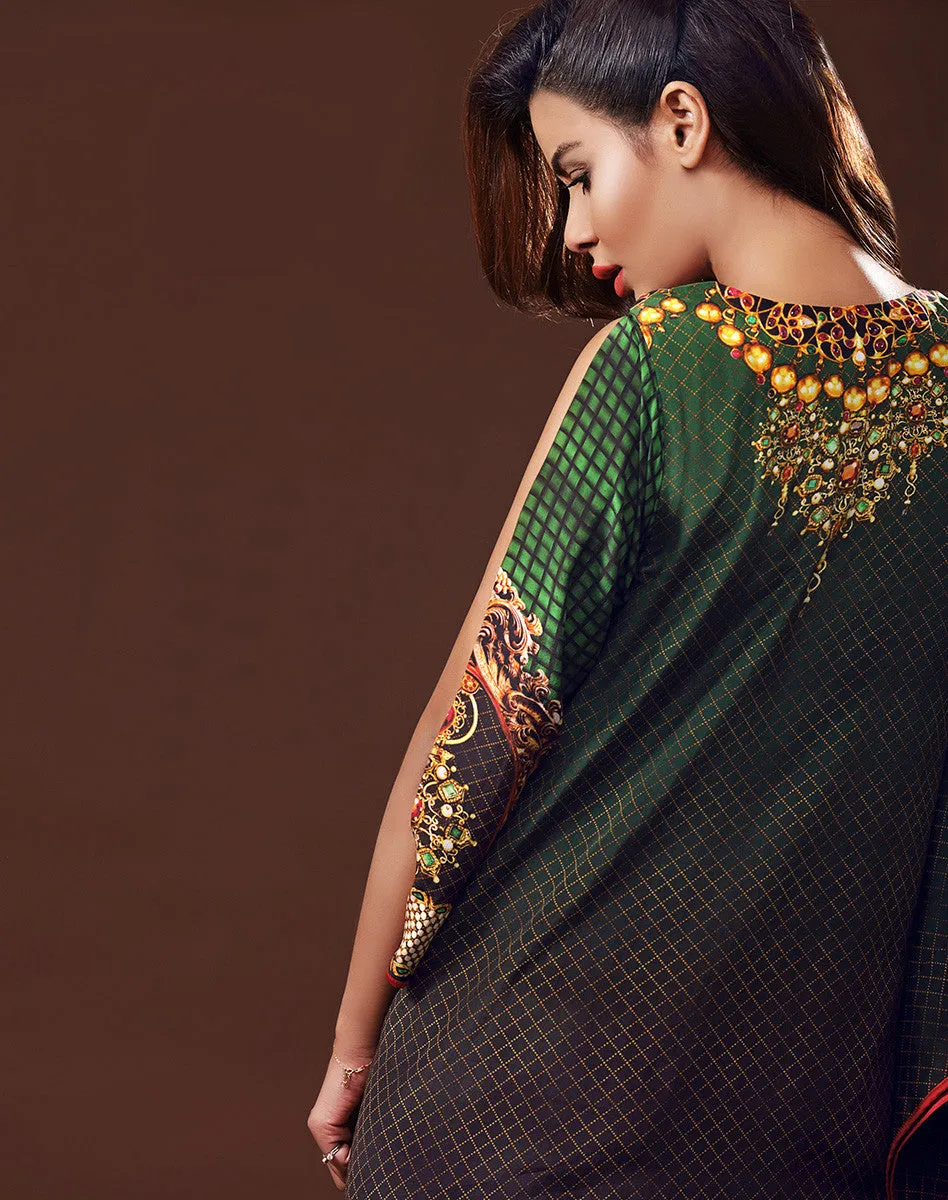Gul Ahmed Lamis Digital Silk Tunic SDGS-01