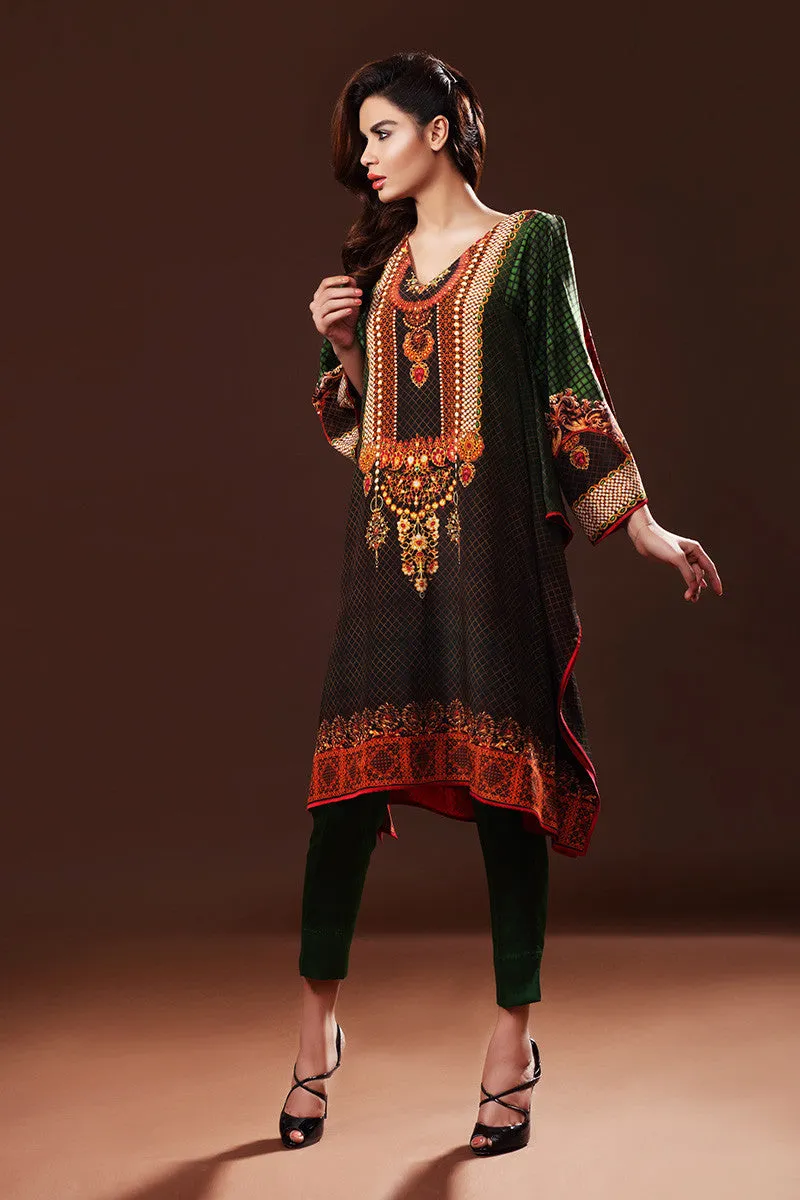 Gul Ahmed Lamis Digital Silk Tunic SDGS-01