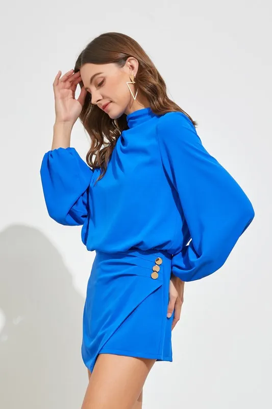 Hello There High Neck Romper