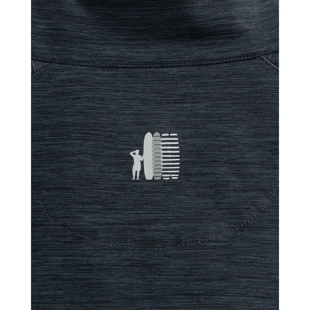 Johnnie-O Baird 1/4 Zip Prep-Formance Pullover Sweater - Heather Black