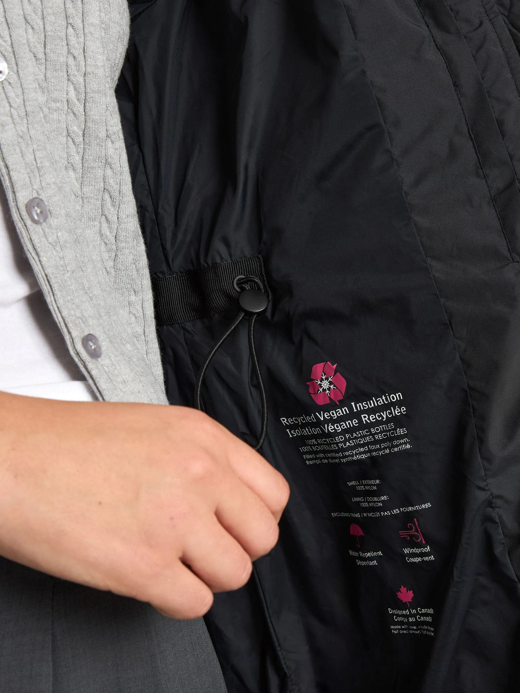 Matte Power Puffer Simone Long Jacket