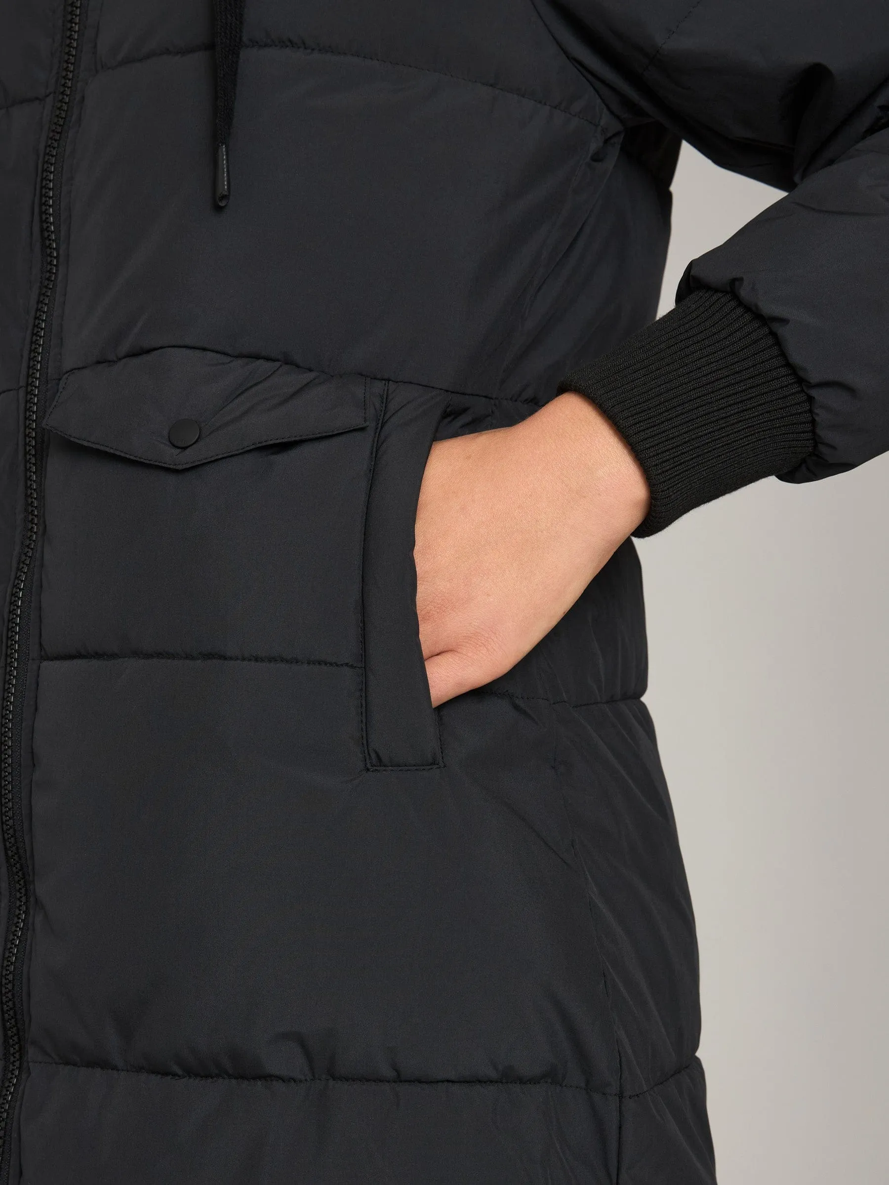 Matte Power Puffer Simone Long Jacket