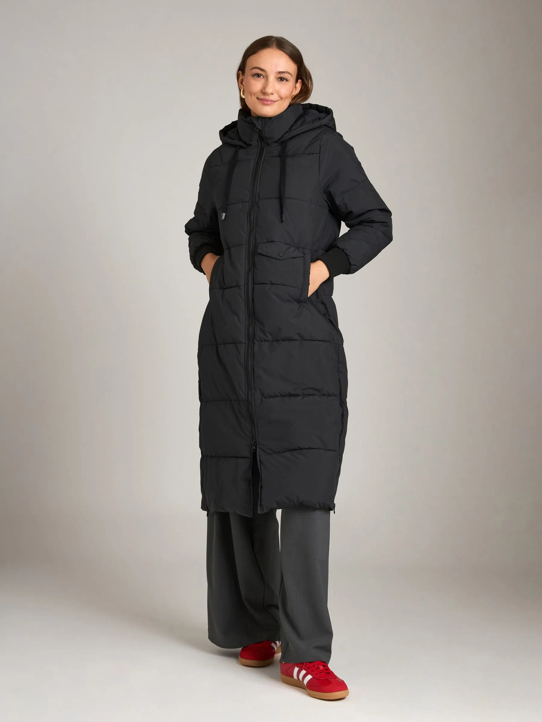 Matte Power Puffer Simone Long Jacket