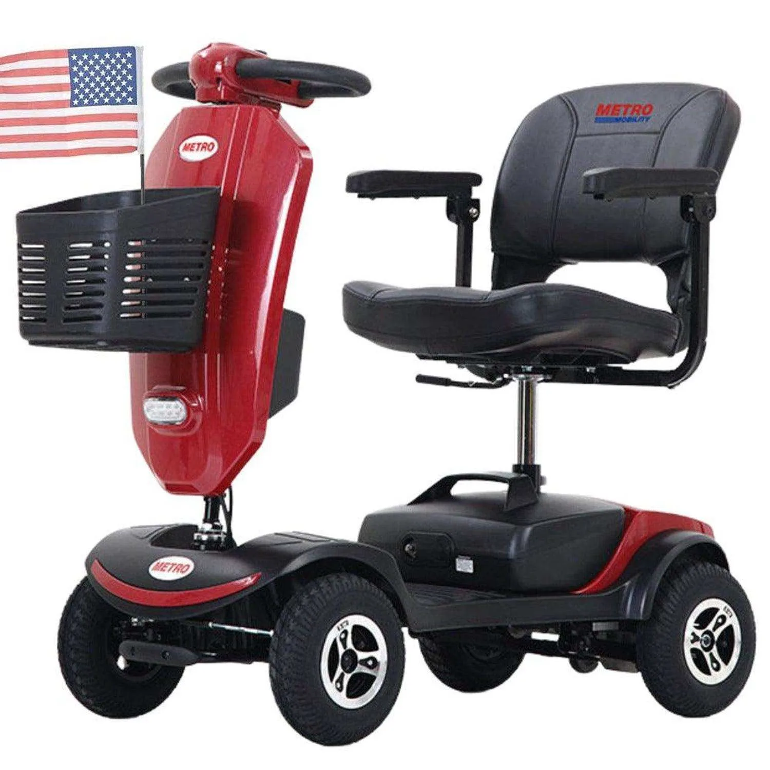 Metro Mobility Patriot Series 4-Wheel Travel Mobility Scooter