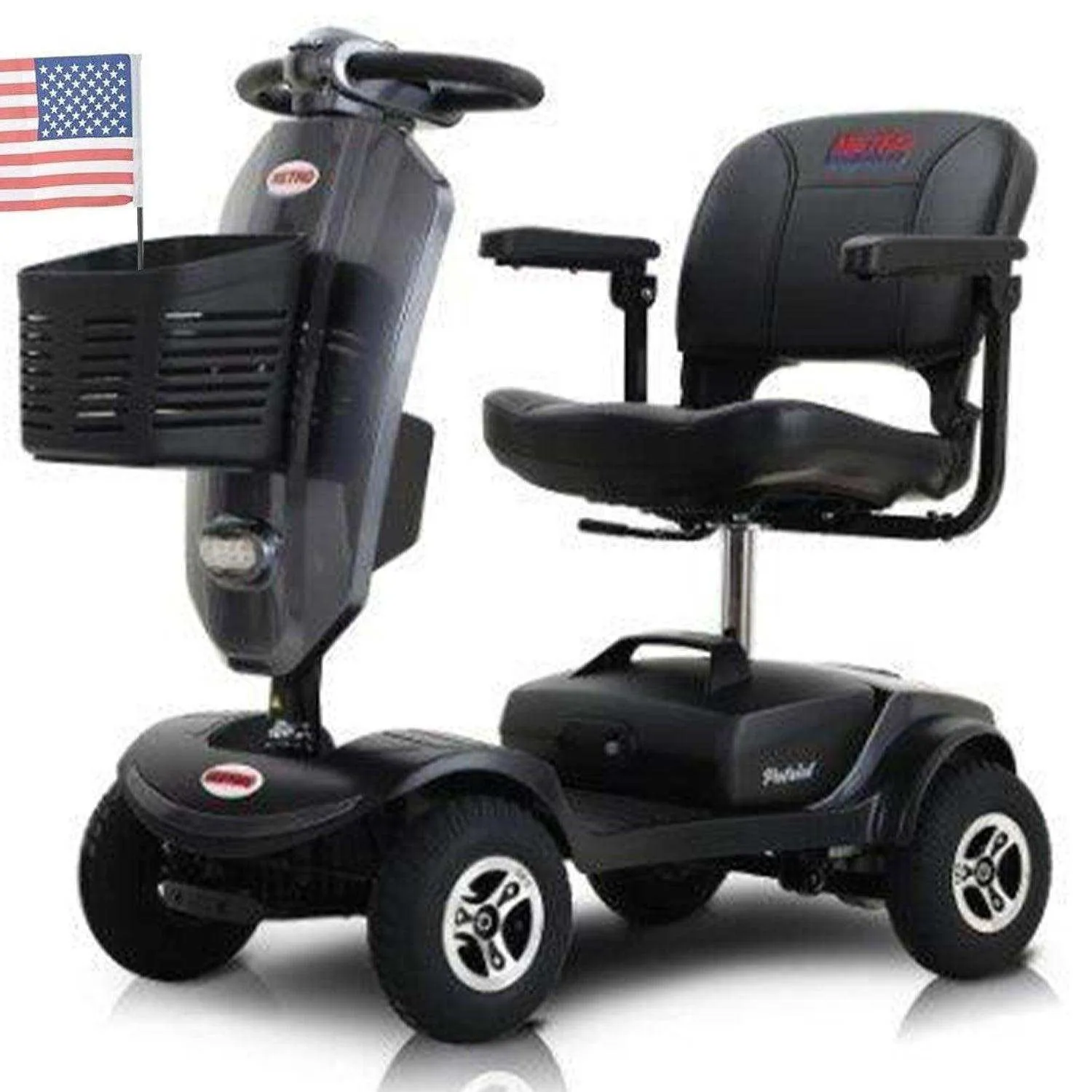 Metro Mobility Patriot Series 4-Wheel Travel Mobility Scooter