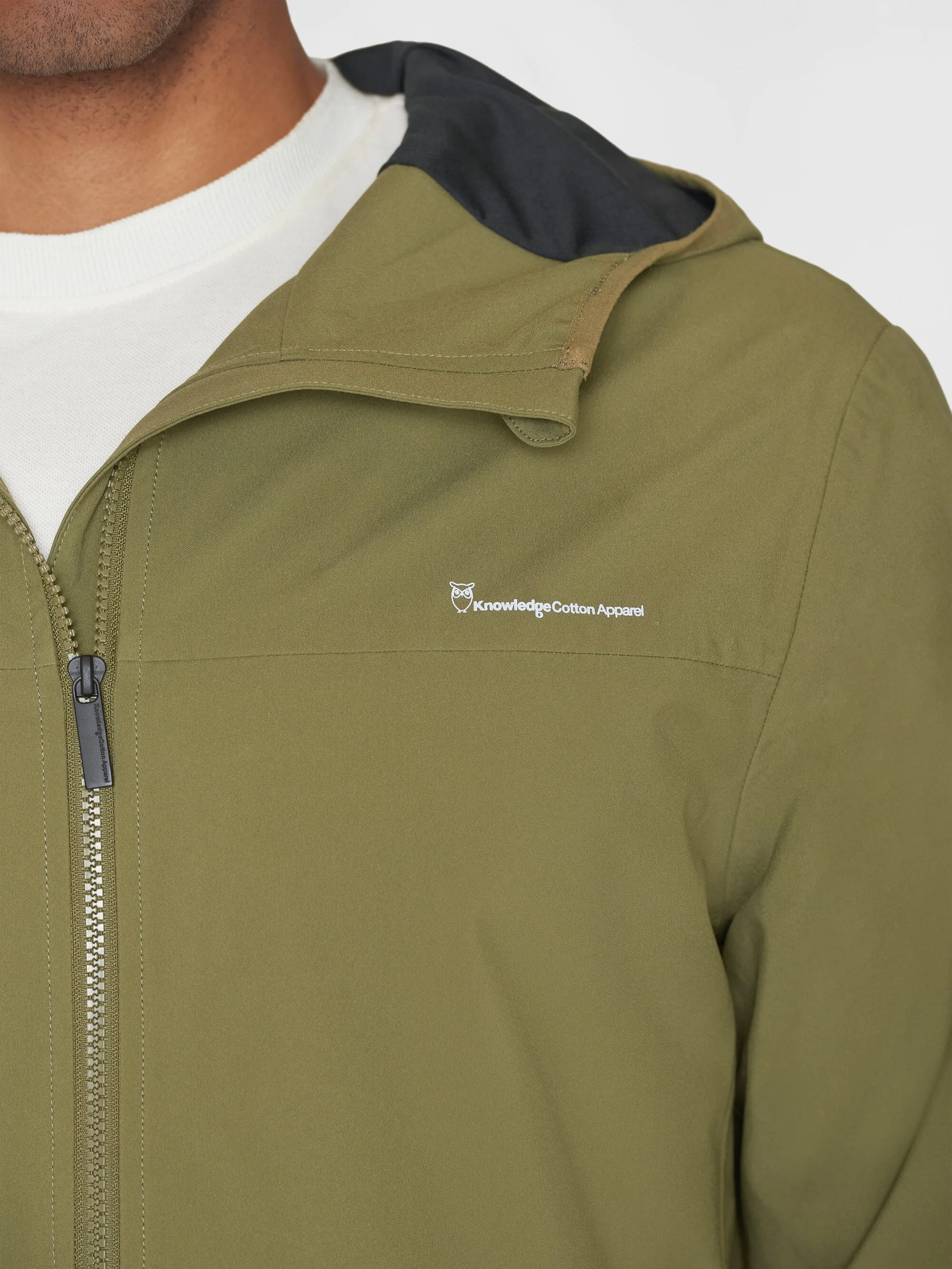 NORDENVIND™ Light shell jacket - GRS/Vegan - Burned Olive