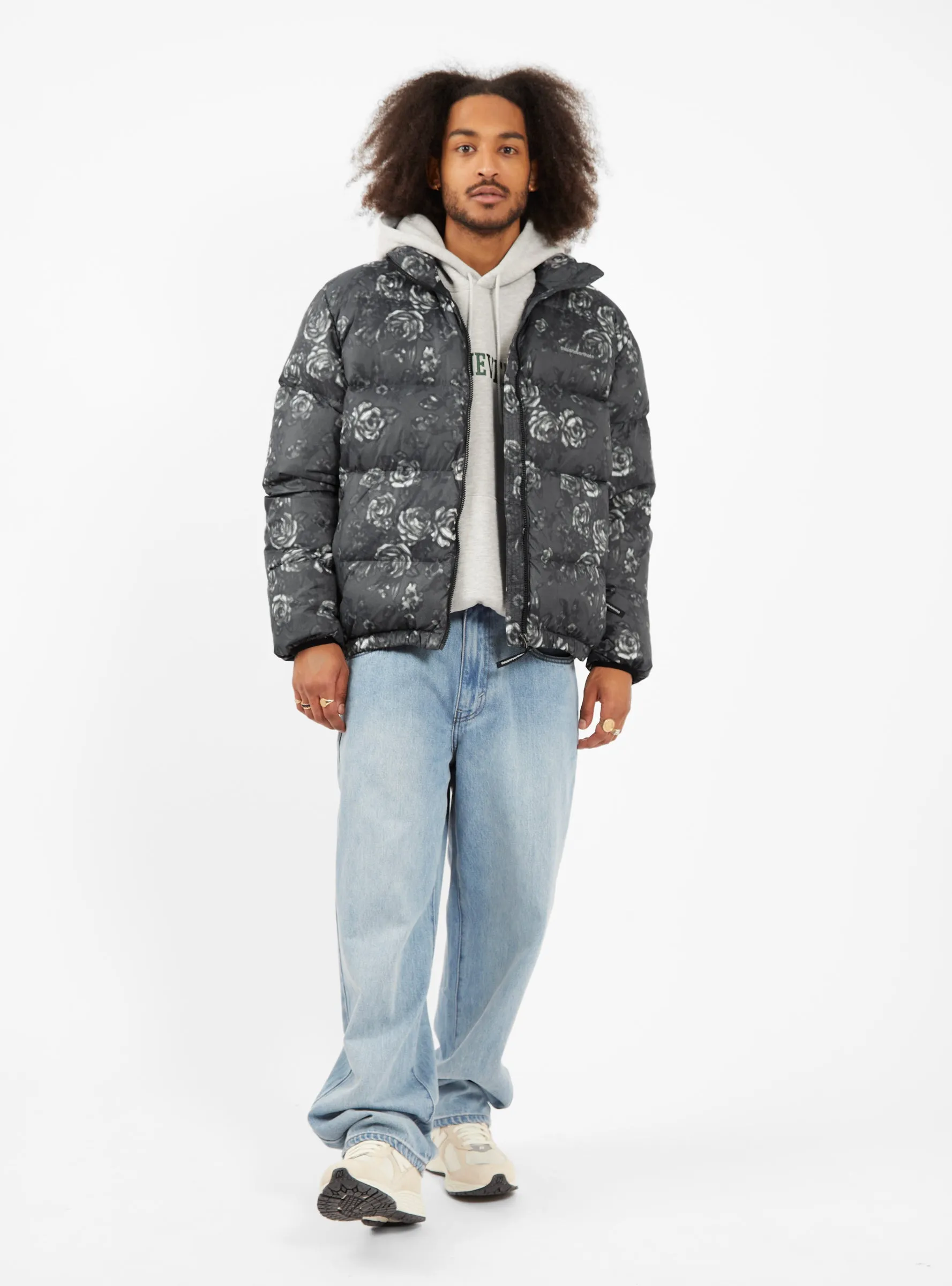 PERTEX® T Down Jacket Black Floral