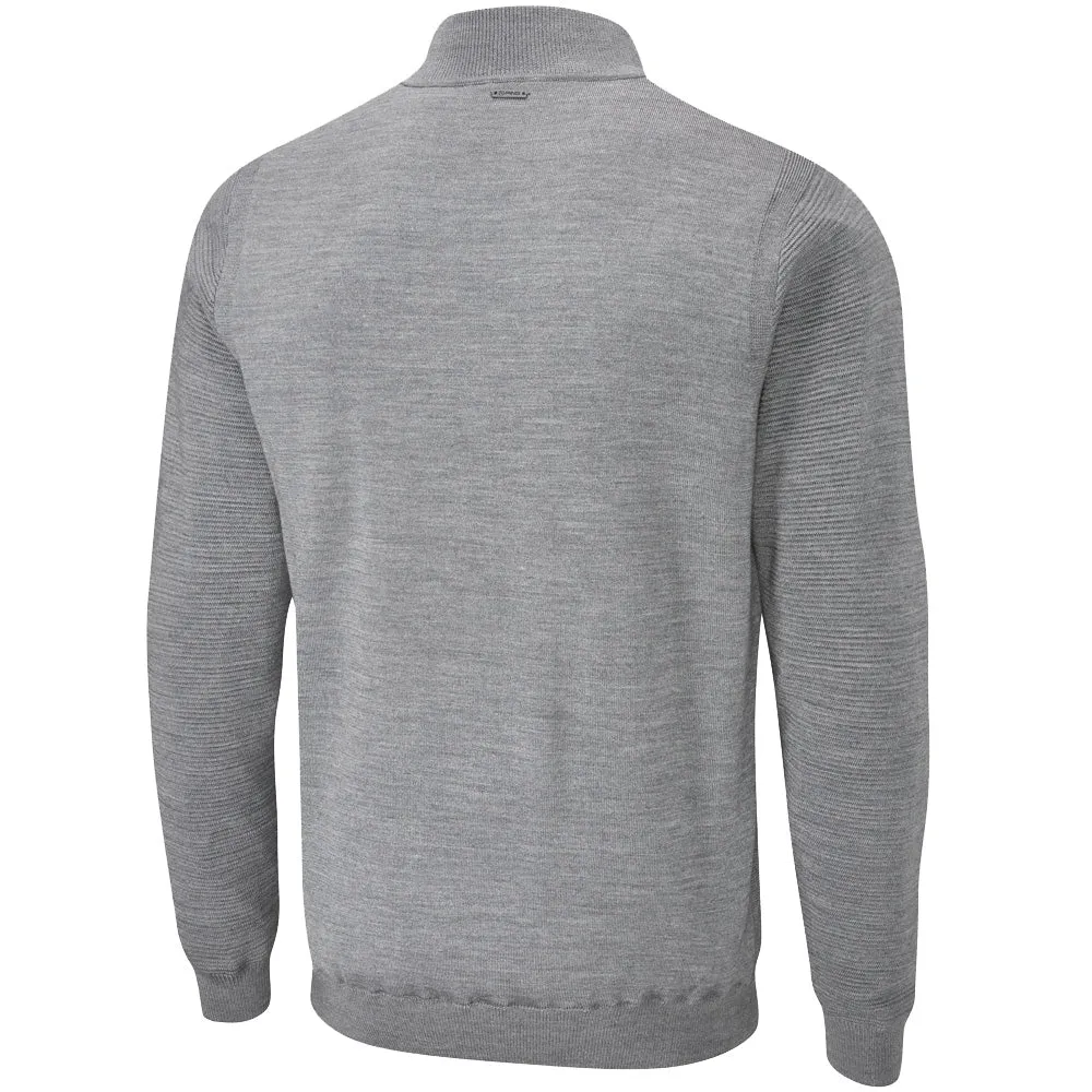 Ping Croy 1/2 Zip Pullover - French Grey Marl