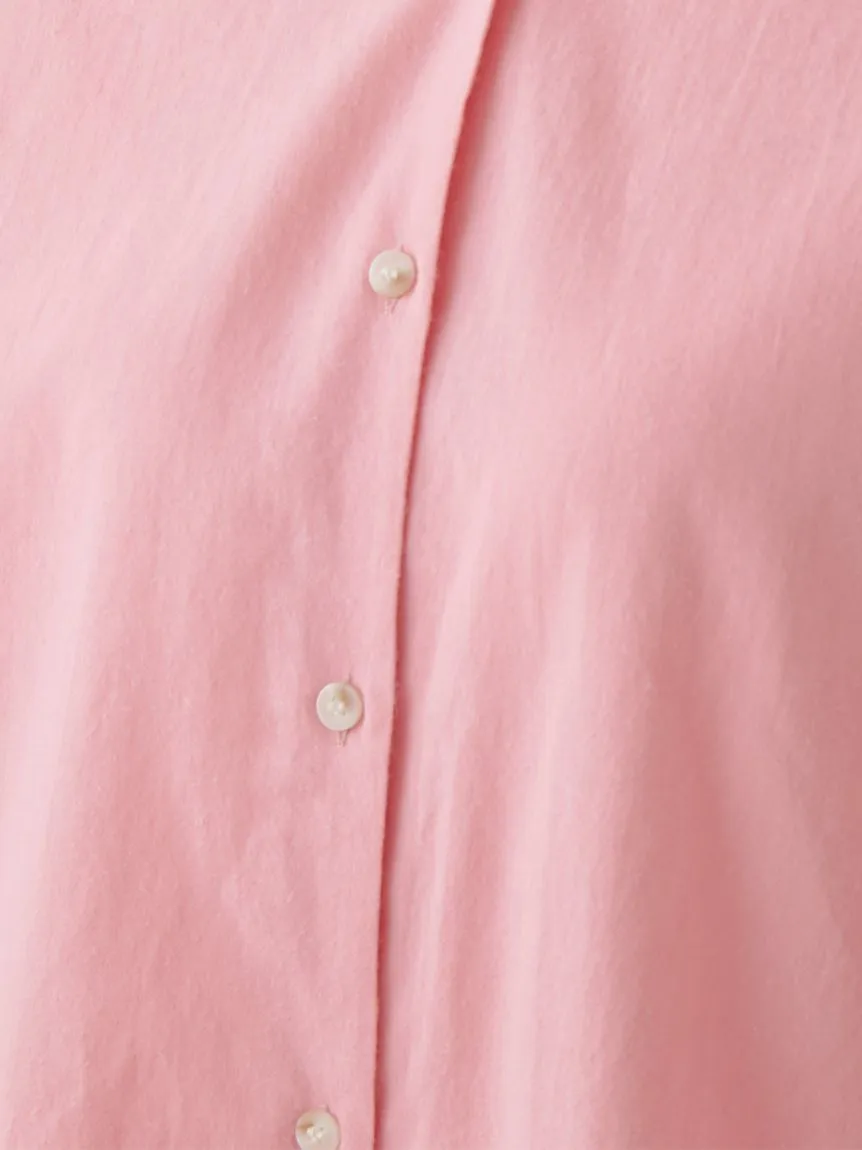 Resort Woven Long Sleeve Oversized Shirt