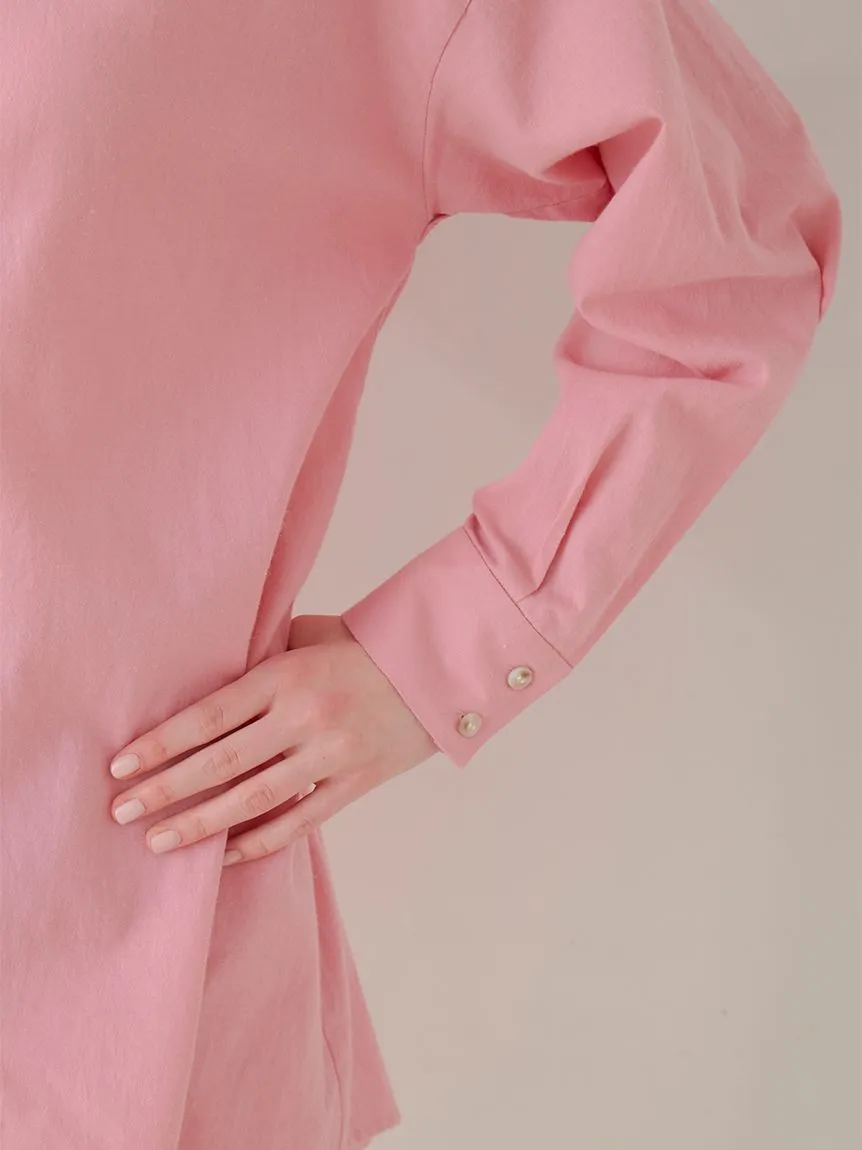 Resort Woven Long Sleeve Oversized Shirt