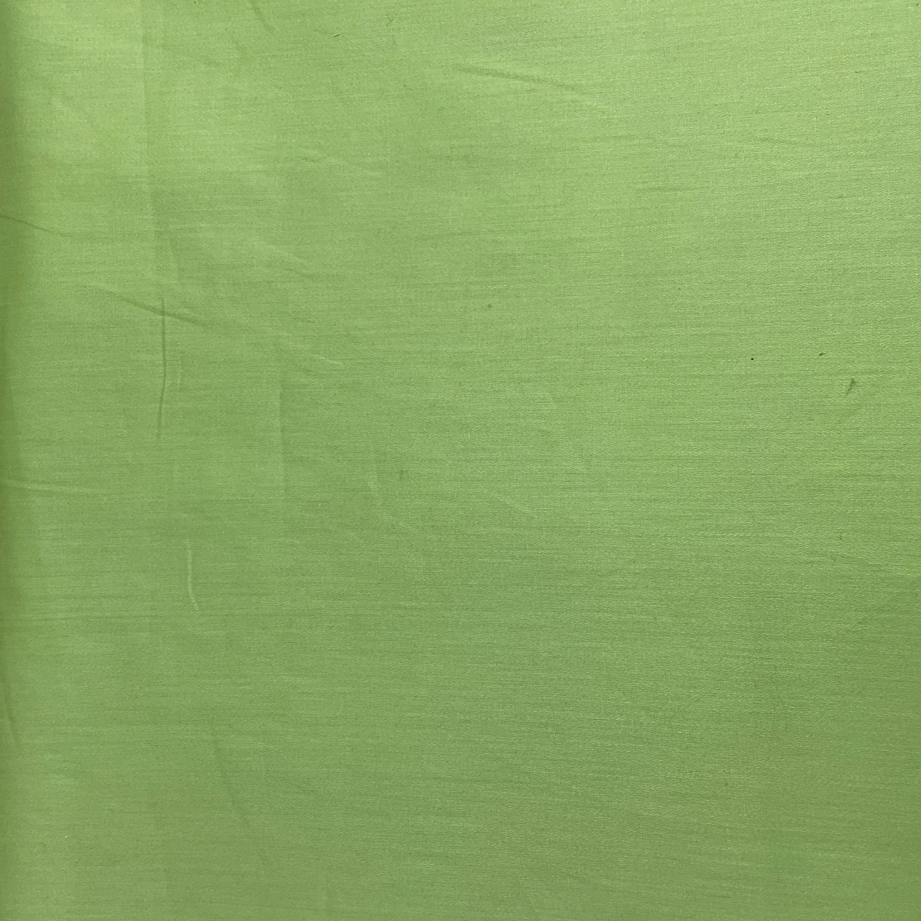 Sage Green Solid Cotton Satin Fabric