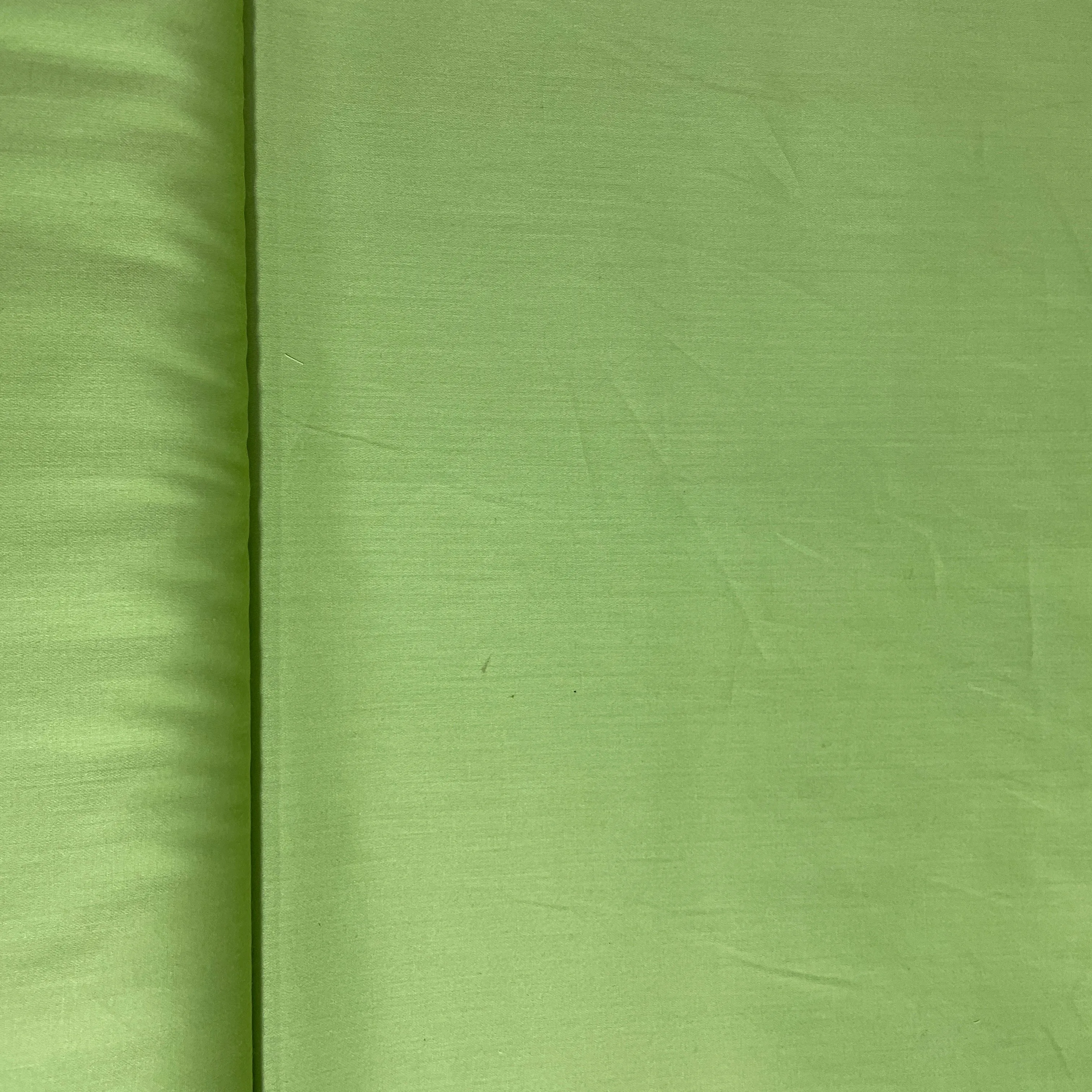 Sage Green Solid Cotton Satin Fabric