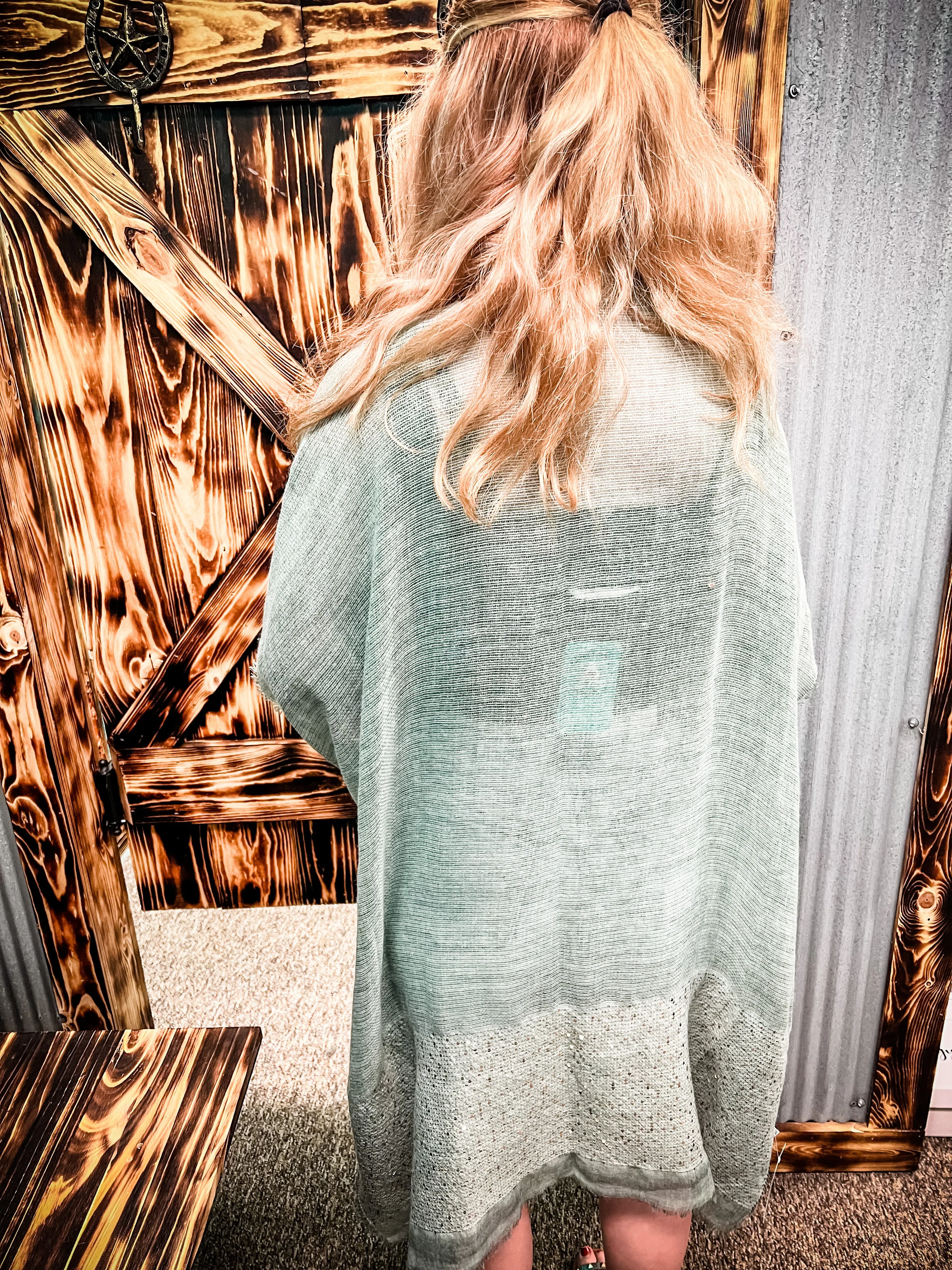 Sequin Kimono