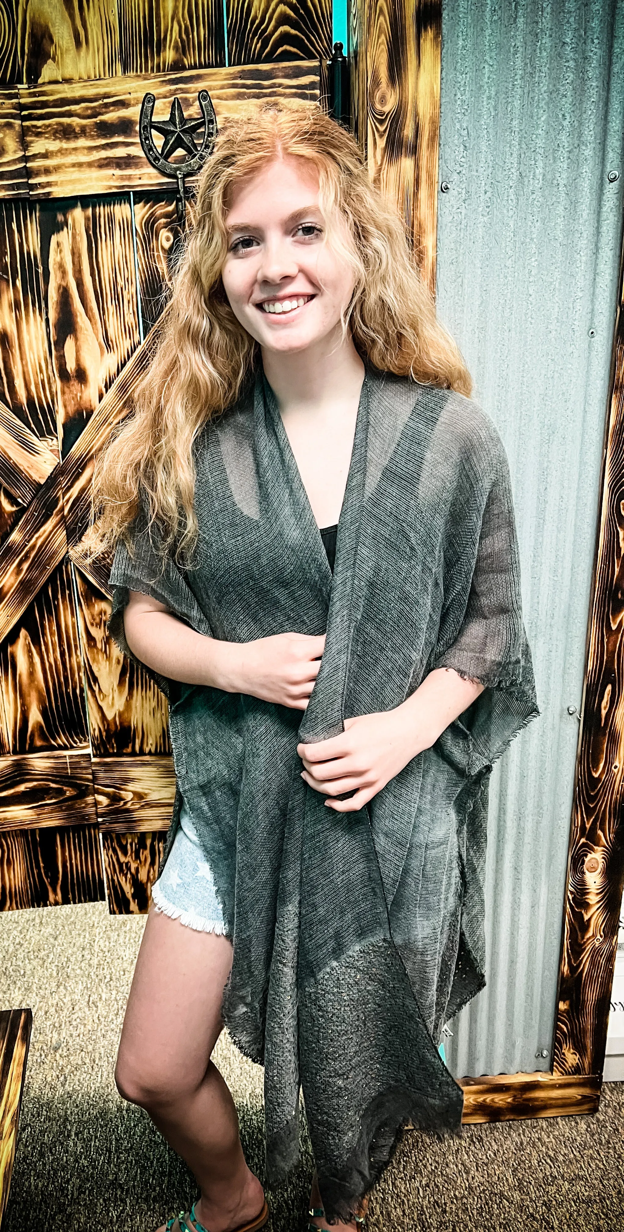 Sequin Kimono