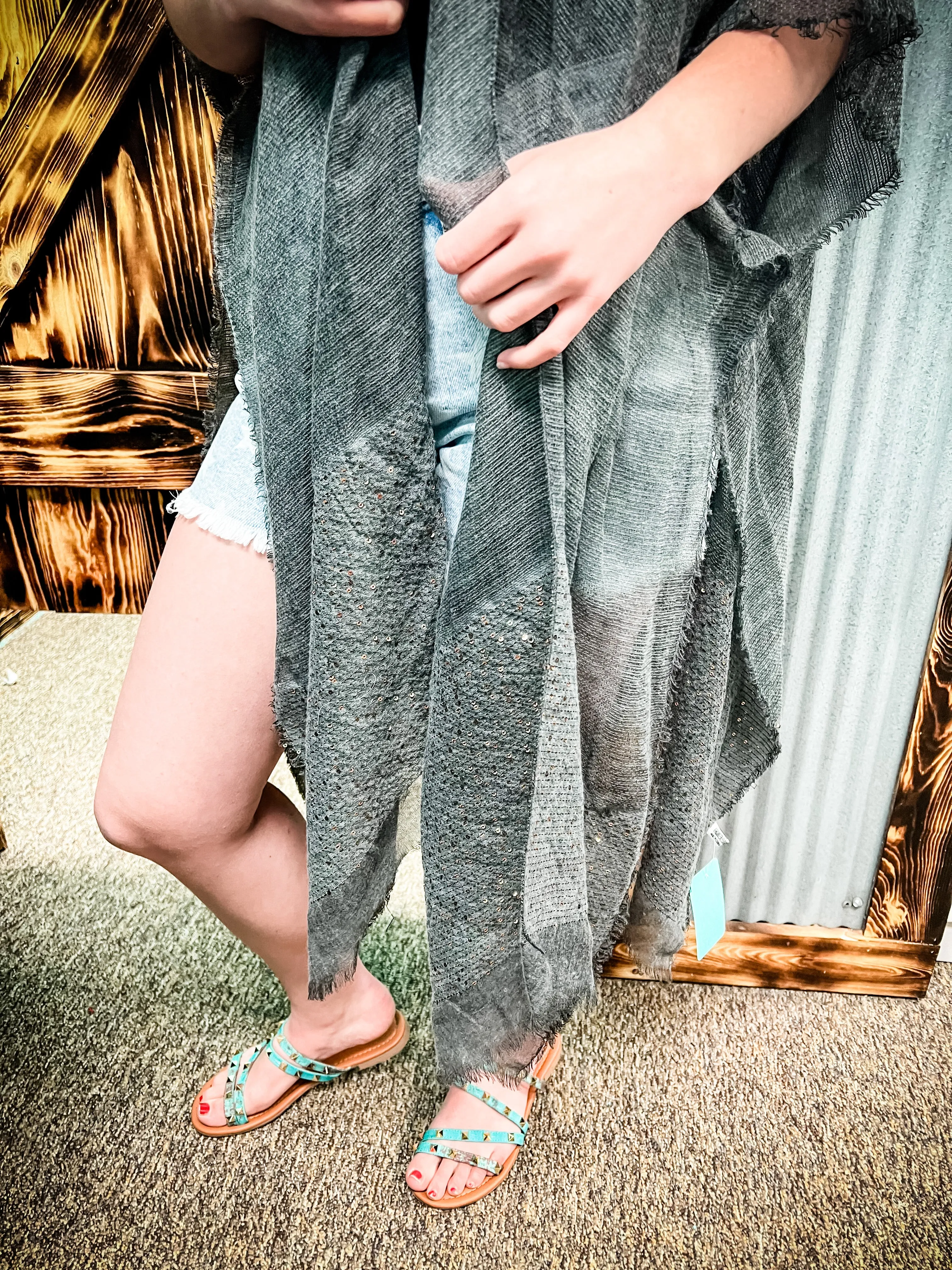 Sequin Kimono