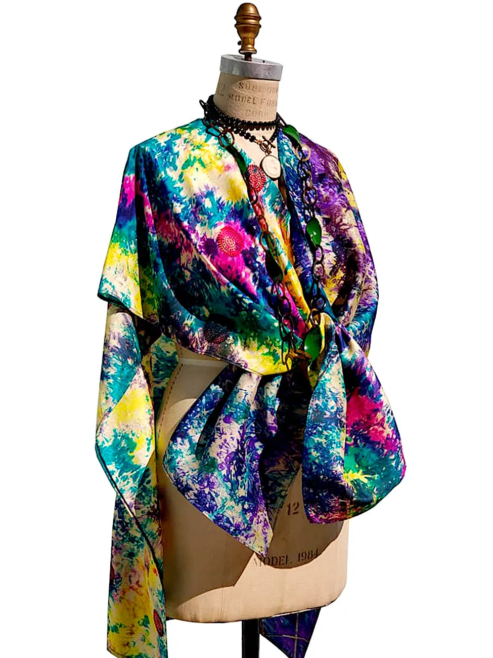 Silk Cape Almost Famous Collection - Jackson Pollock