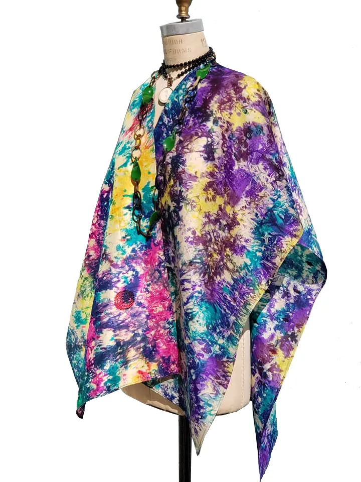 Silk Cape Almost Famous Collection - Jackson Pollock