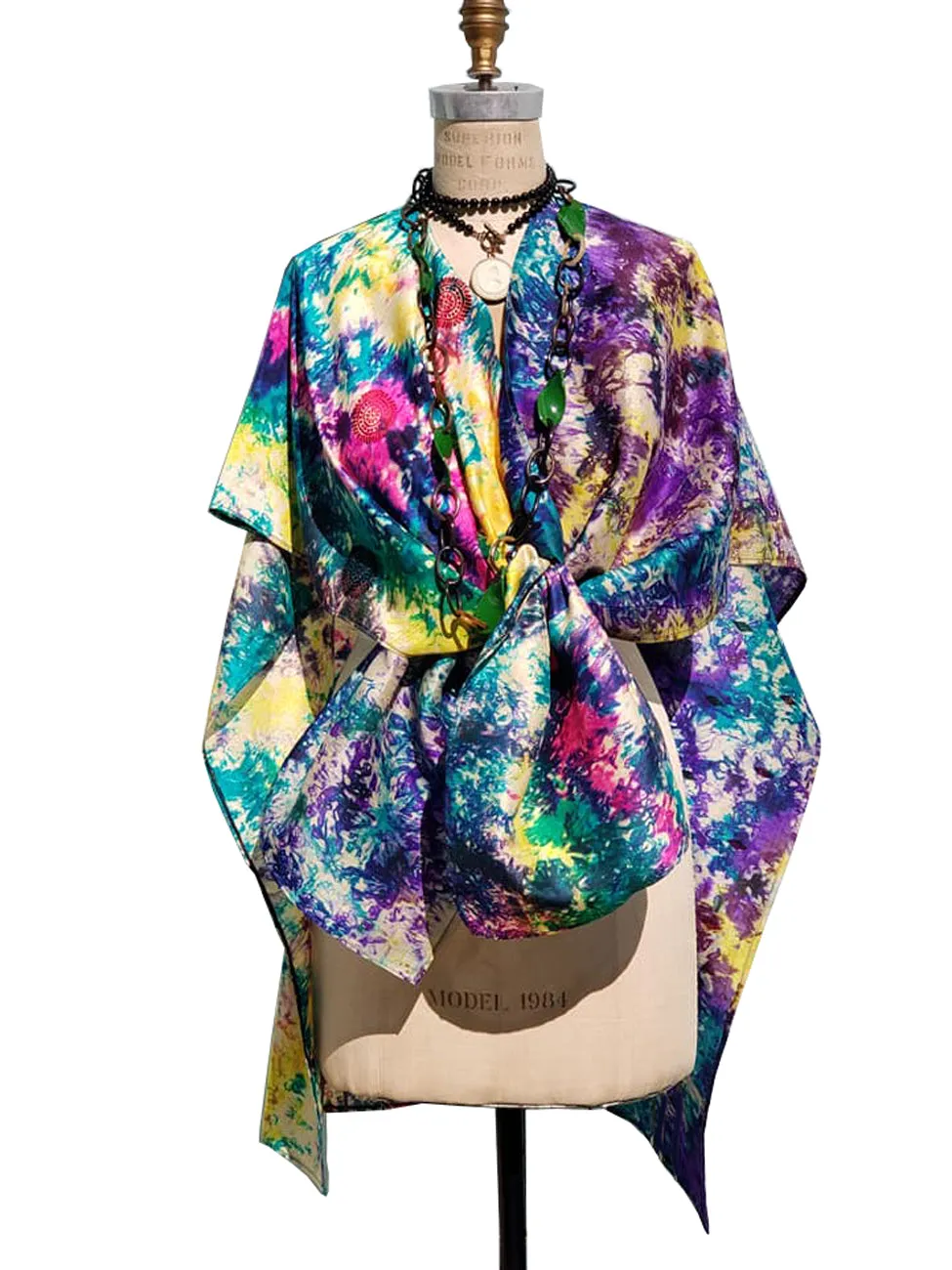 Silk Cape Almost Famous Collection - Jackson Pollock