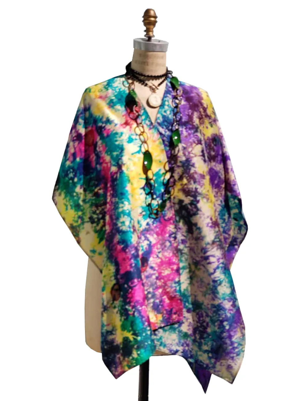 Silk Cape Almost Famous Collection - Jackson Pollock