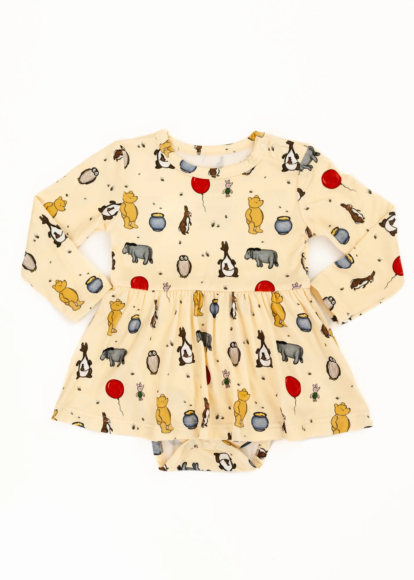 Silly Ole Bear Long Sleeve Baby Dress