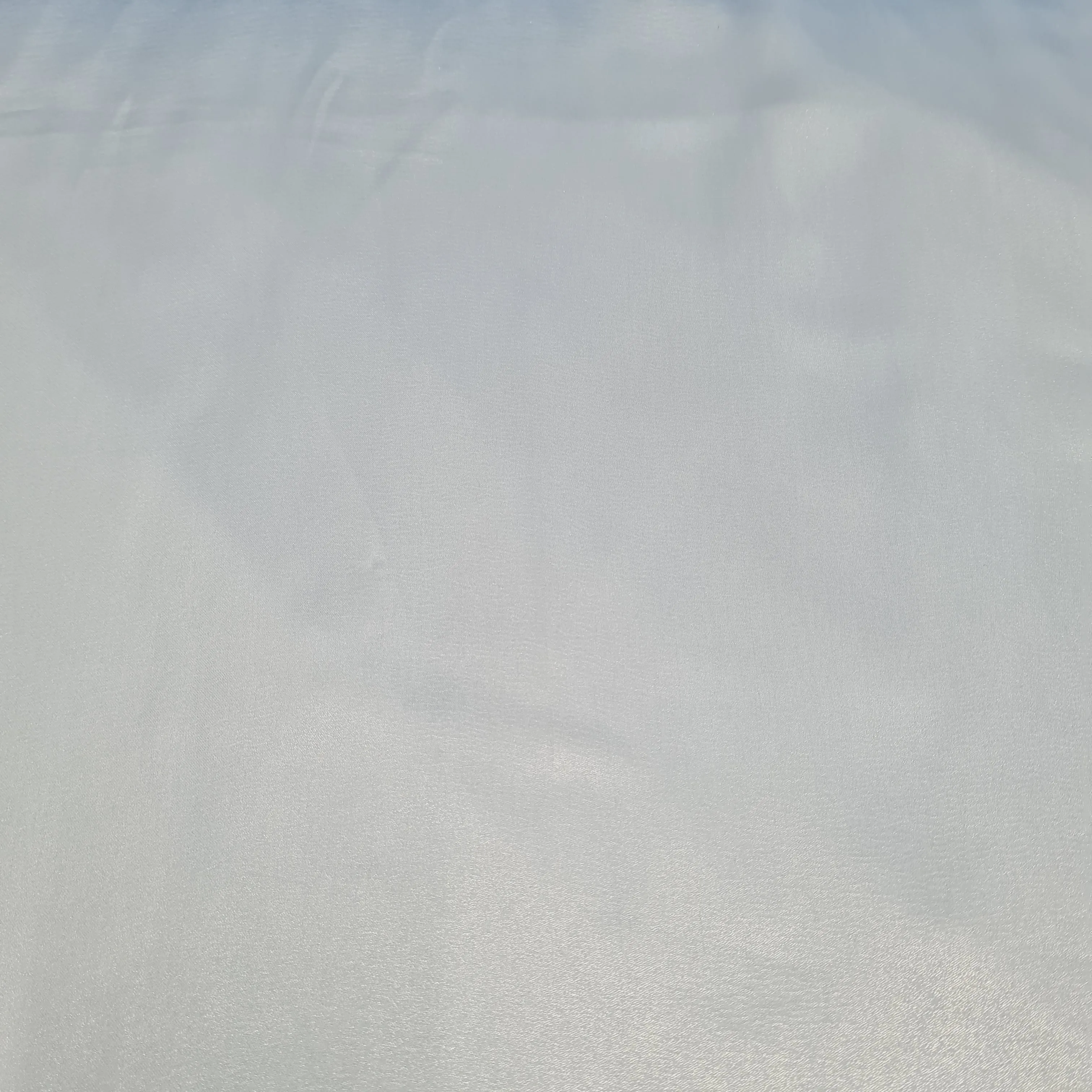 Sky Blue Solid Silver Shimmer Georgrette Satin