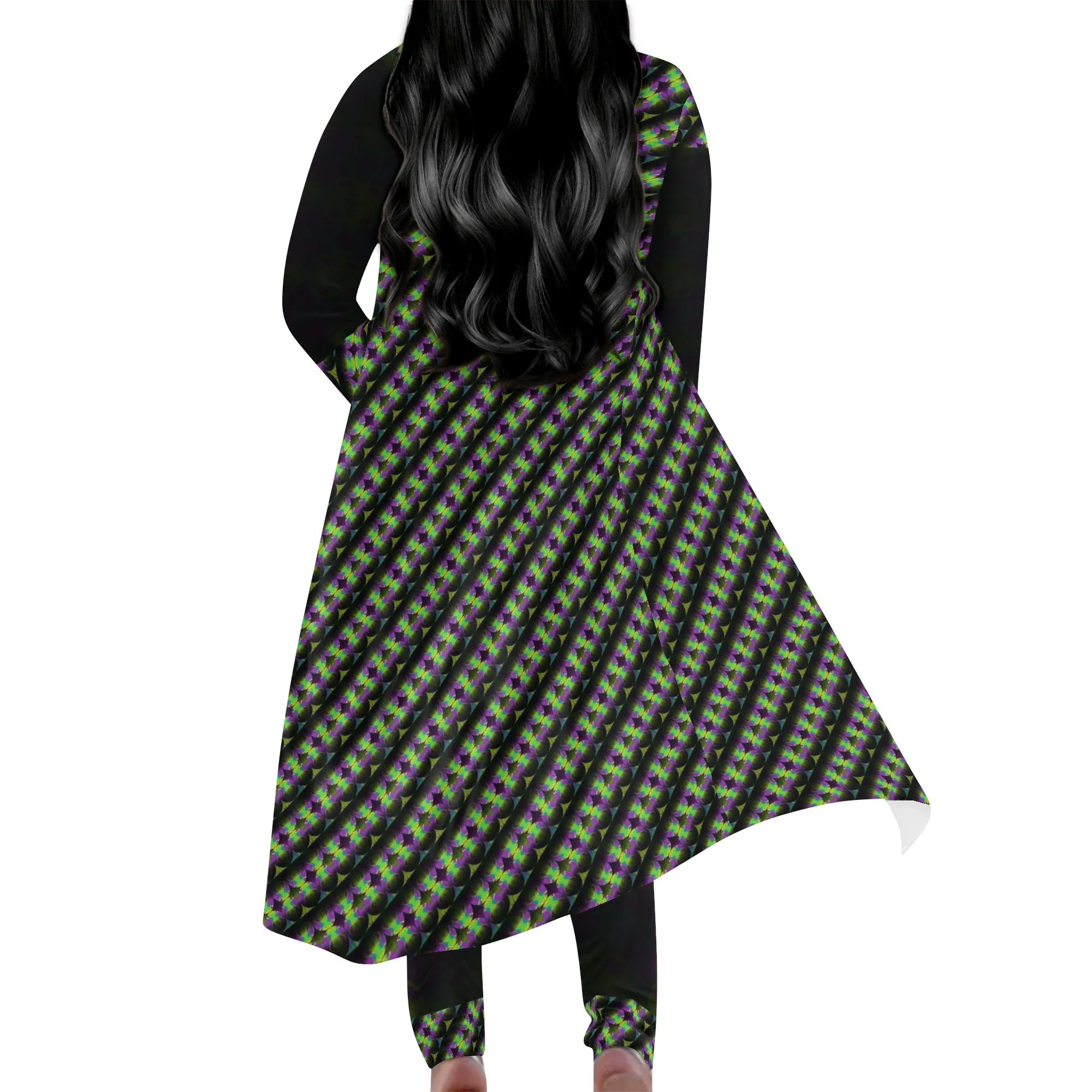 Snake Women's Long Sleeve Cardigan and Leggings 2pcs