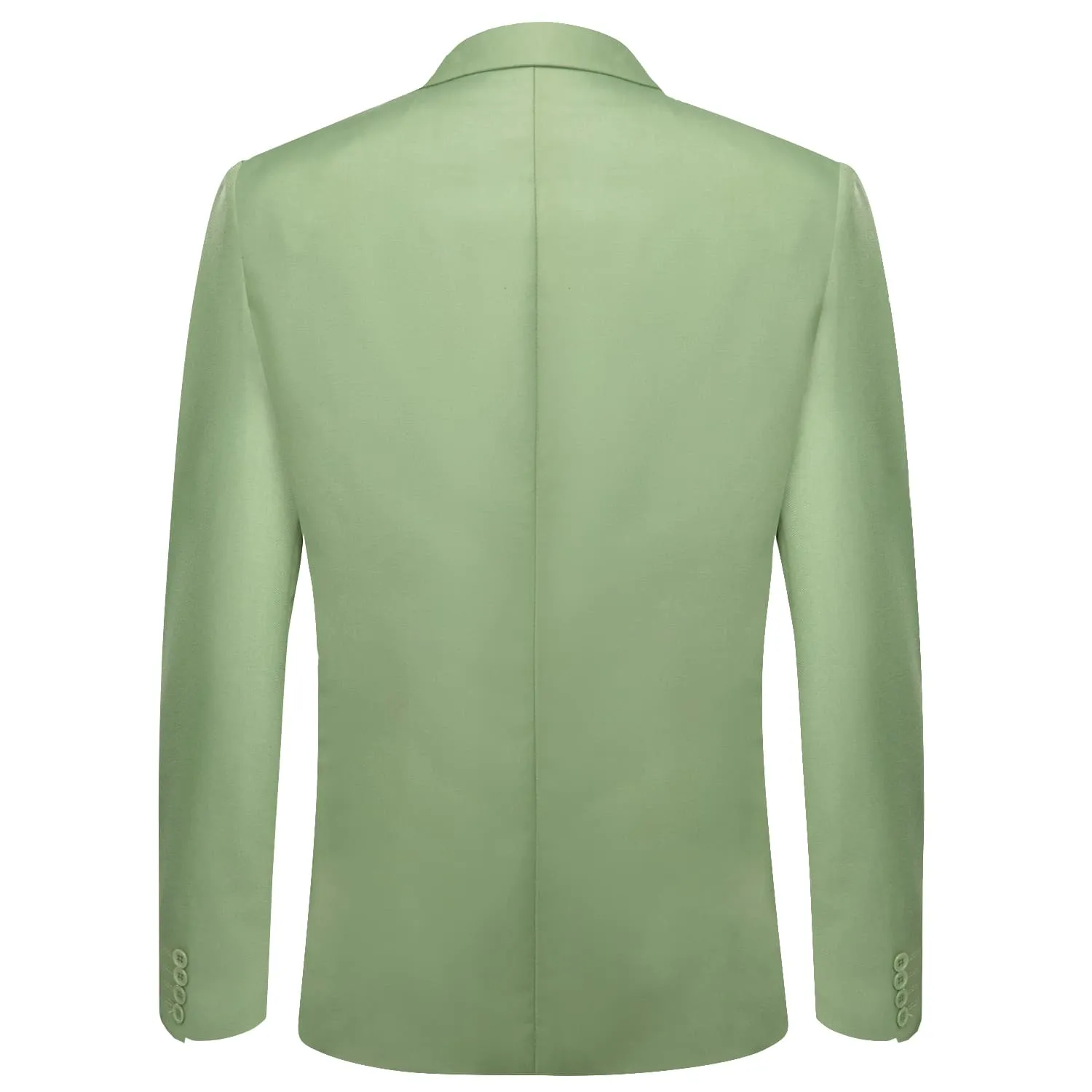 Ties2you Men's Suit Sage Green Notched Collar Silk Suit Jacket Blazer