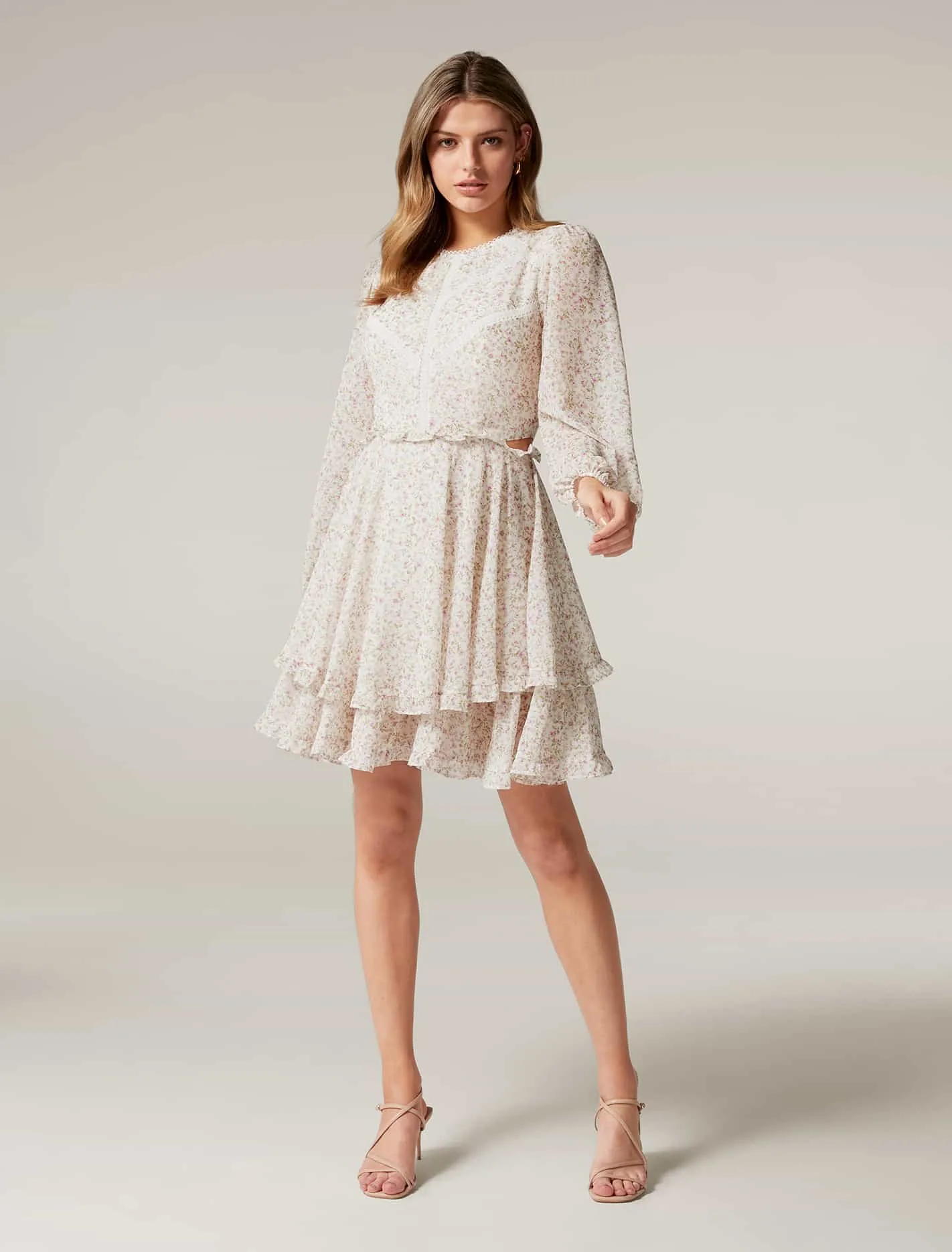 Tululah Trim Spliced Skater Dress