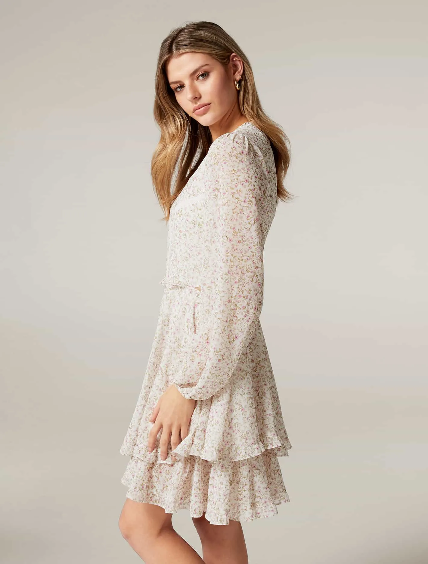 Tululah Trim Spliced Skater Dress