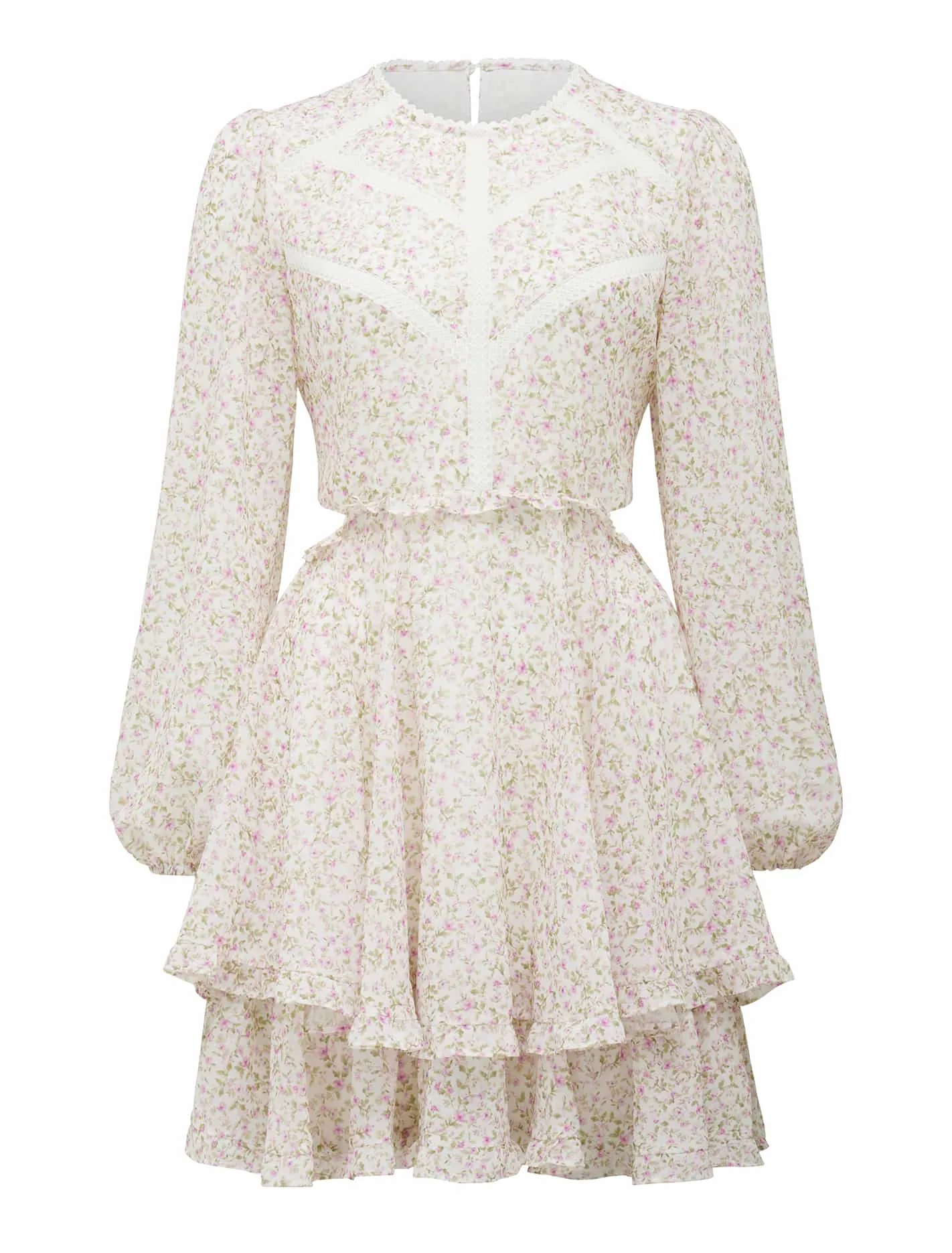 Tululah Trim Spliced Skater Dress